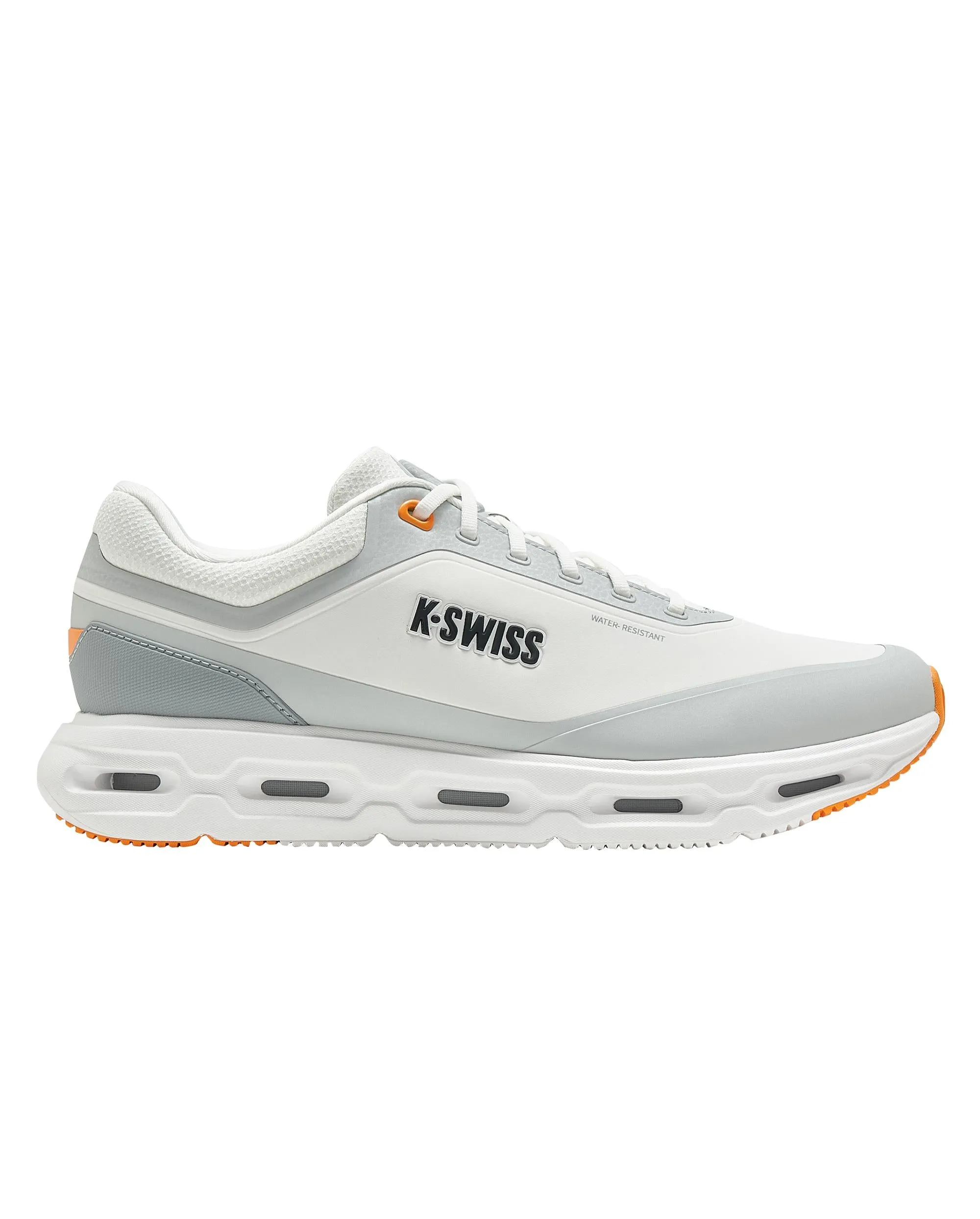 09363-183-M | MEN'S TUBES PRO LTH WATER RESISTANT SNEAKERS | WHITE/MARIGOLD