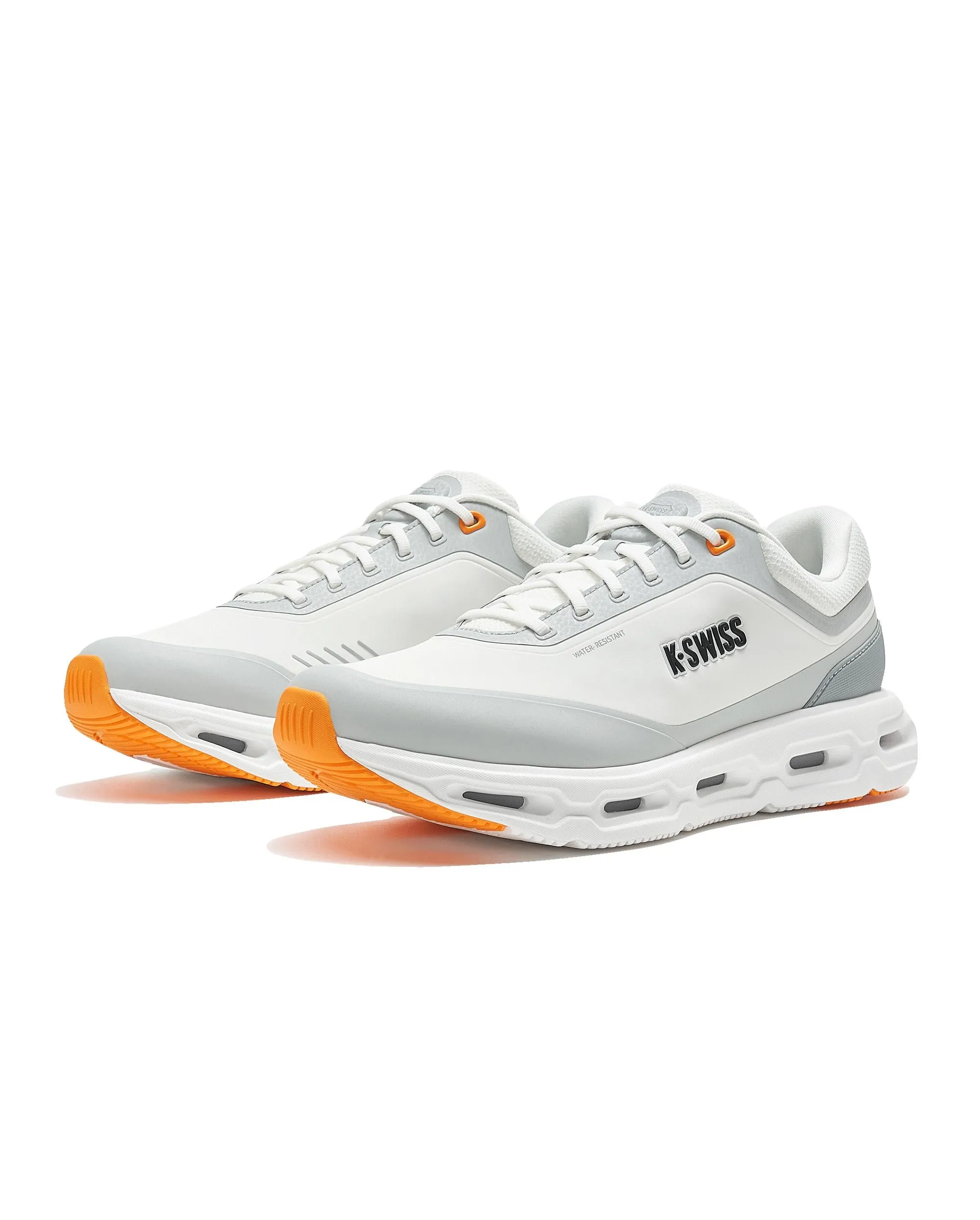 09363-183-M | MEN'S TUBES PRO LTH WATER RESISTANT SNEAKERS | WHITE/MARIGOLD