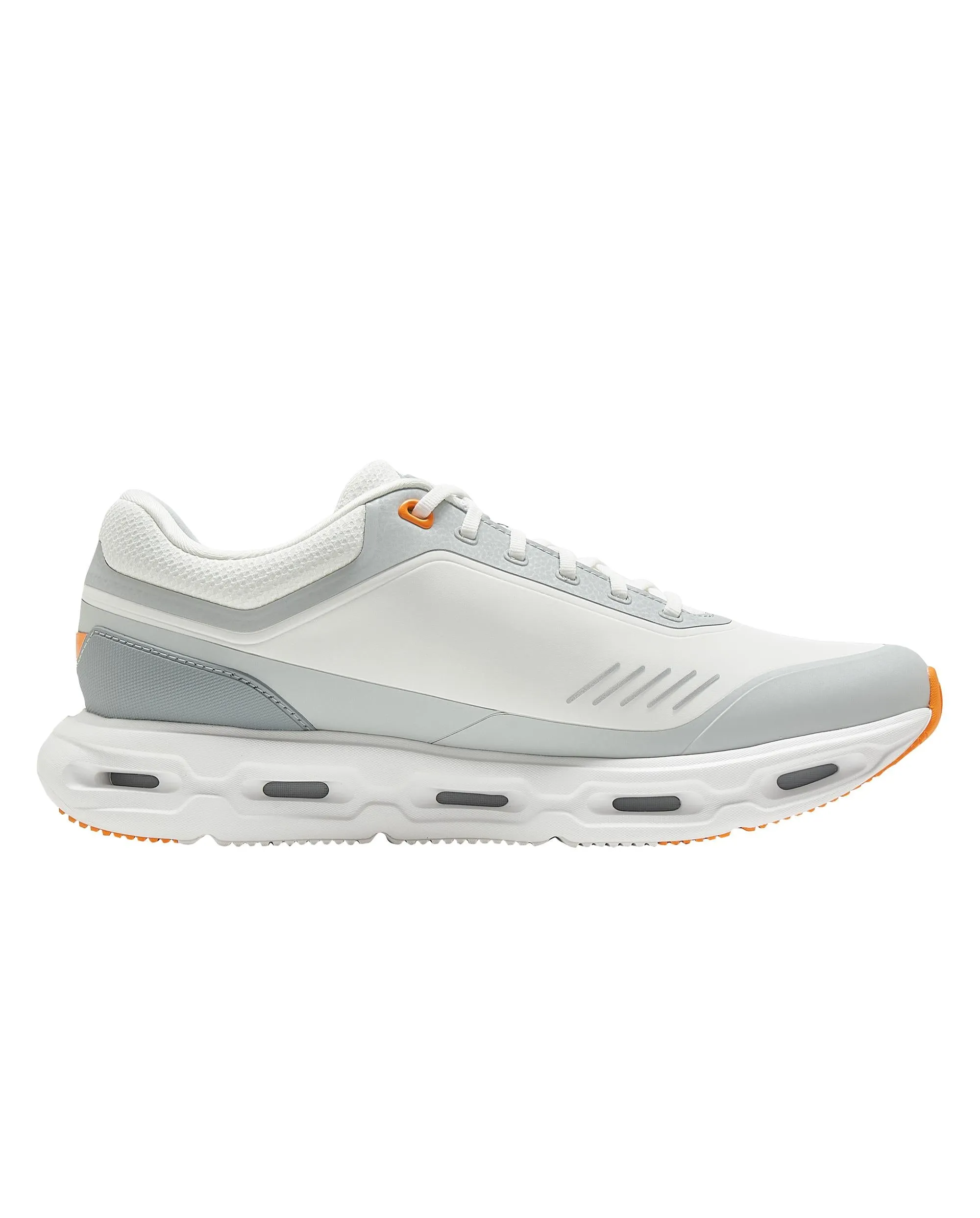 09363-183-M | MEN'S TUBES PRO LTH WATER RESISTANT SNEAKERS | WHITE/MARIGOLD