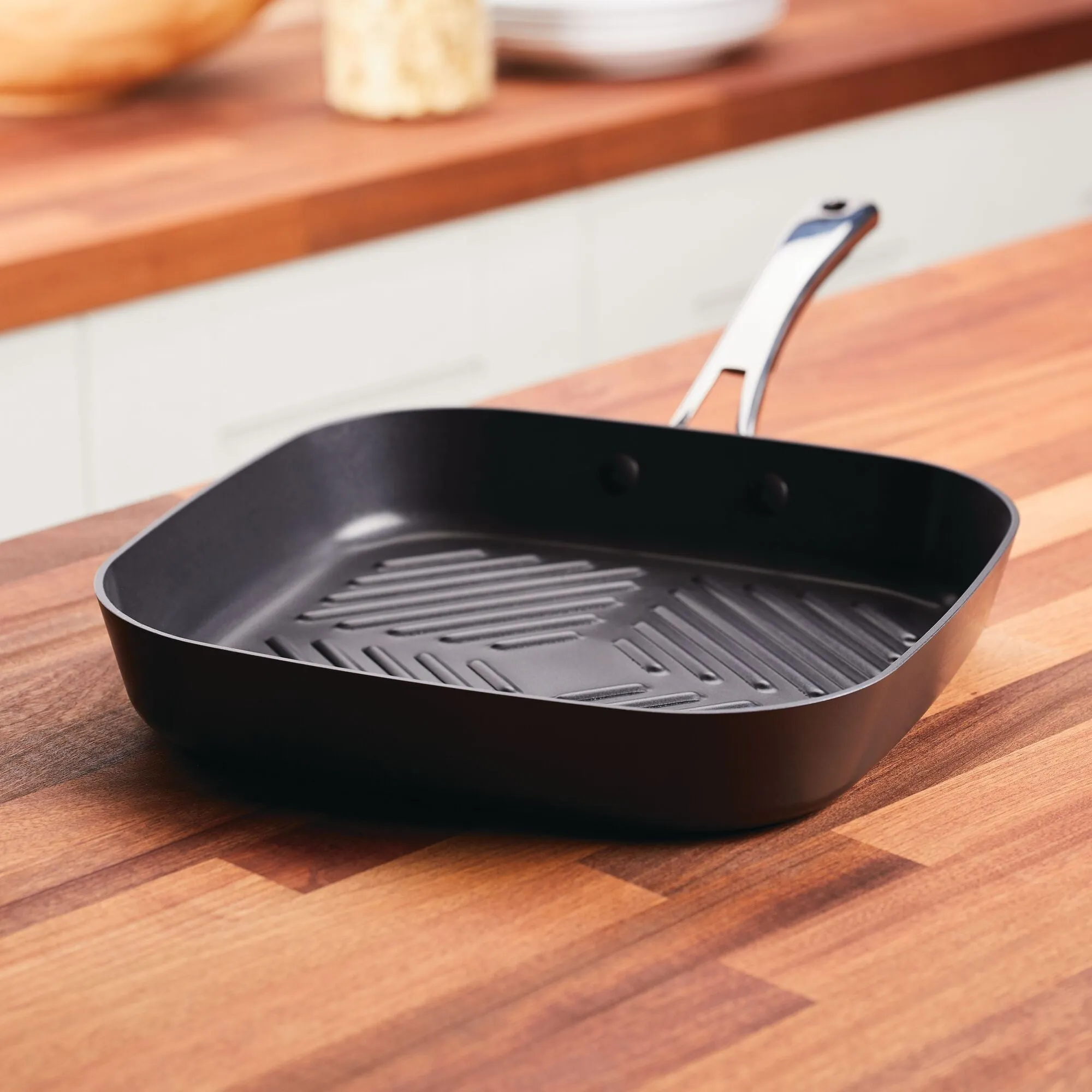 11-Inch Cook   Create Hard Anodized Nonstick Deep Grill Pan