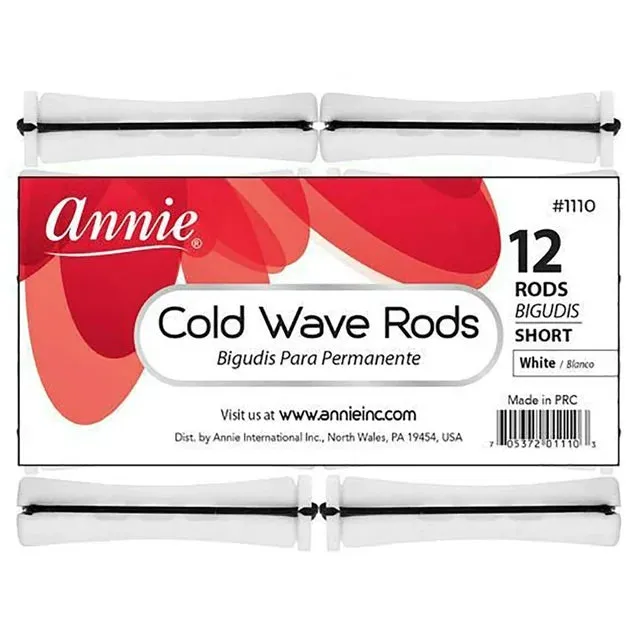 Annie Cold Wave Rods 7/16 Short White