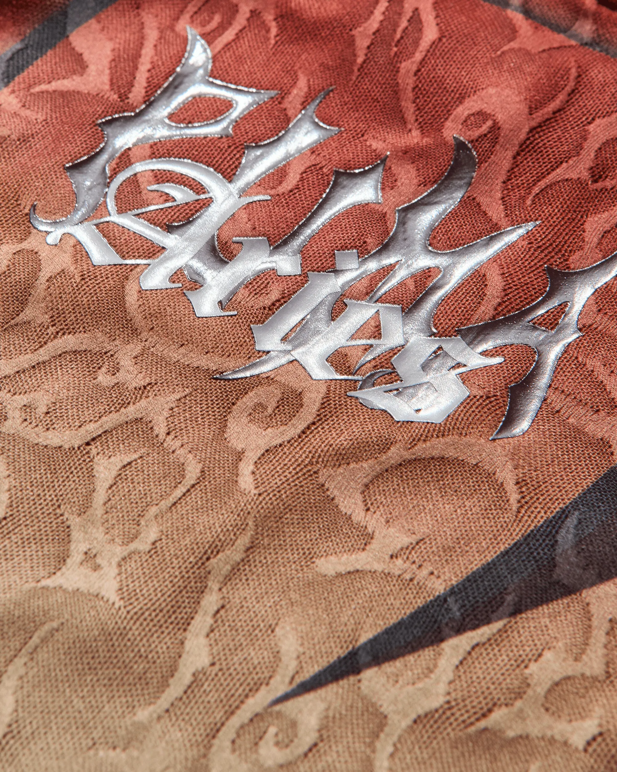 Aries Tribal Jacquard Lace Top Sand Dune