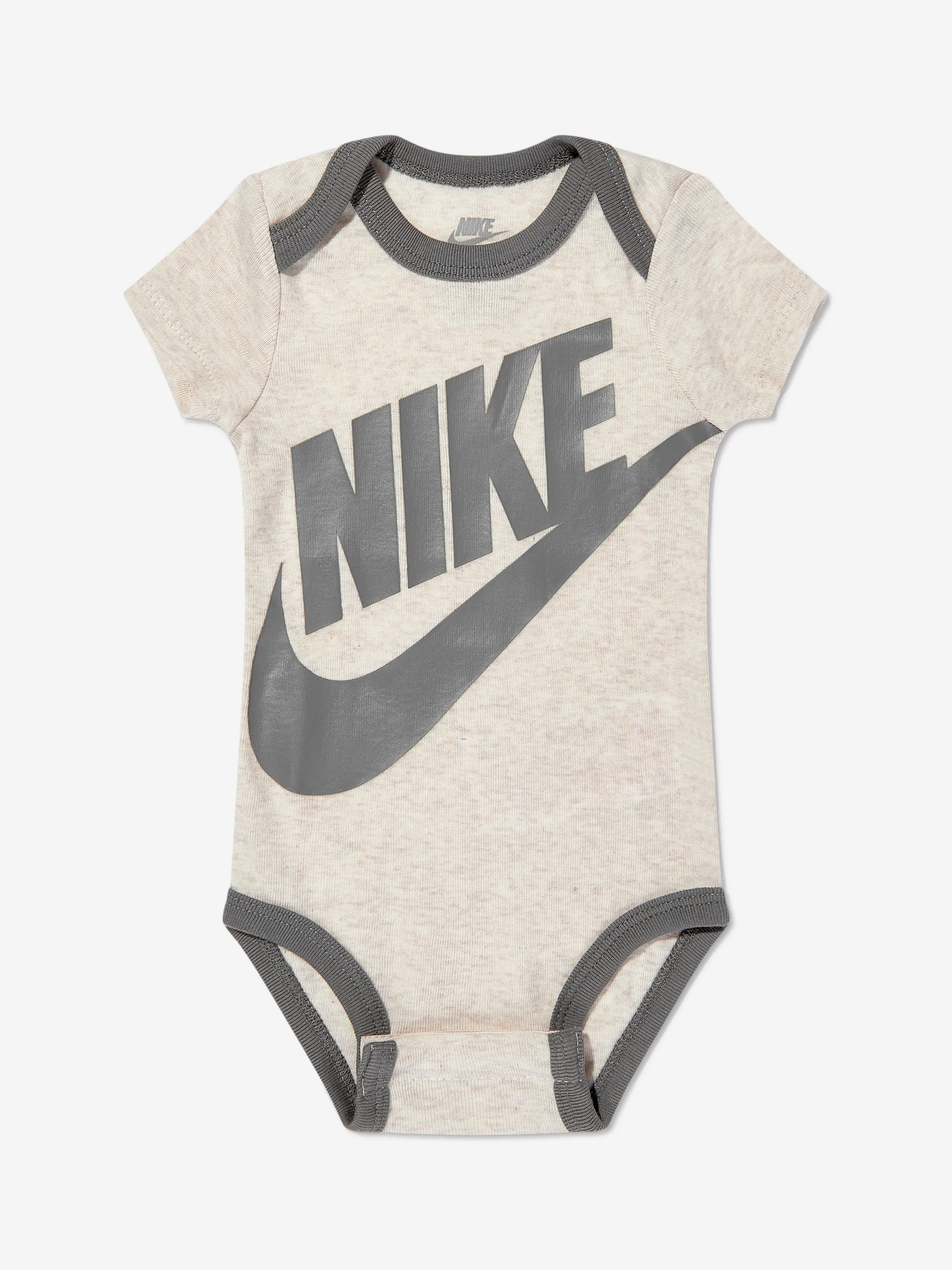 Baby Futura Logo Bodysuit Set in Ivory