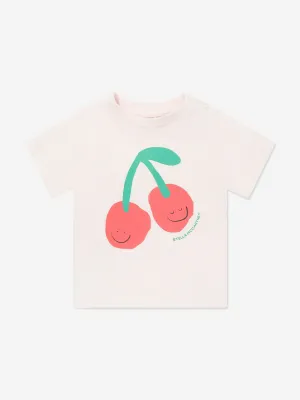 Baby Girls Cherries T-Shirt in Pink