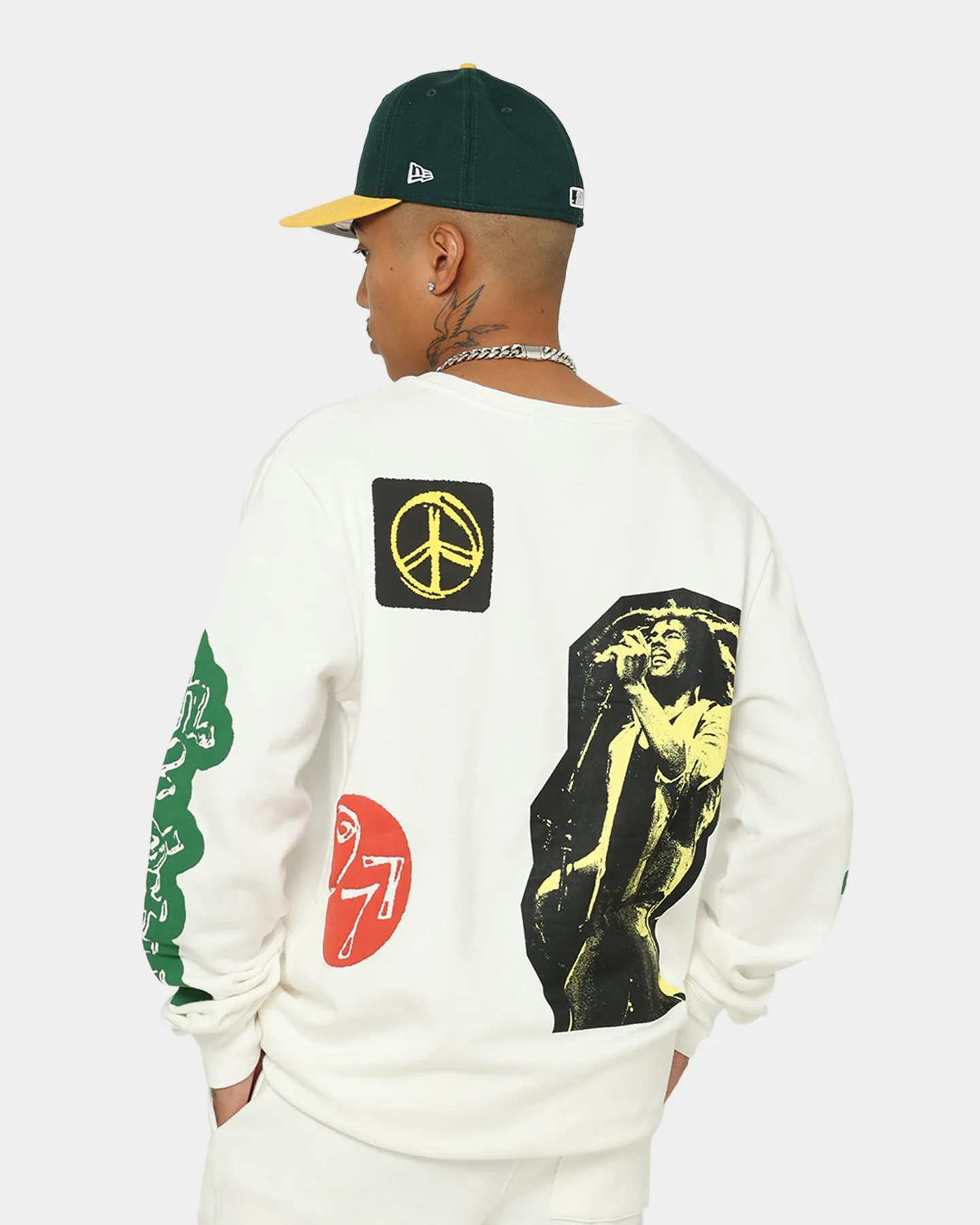 Bob Marley The Wailers Exodus Crewneck Off White