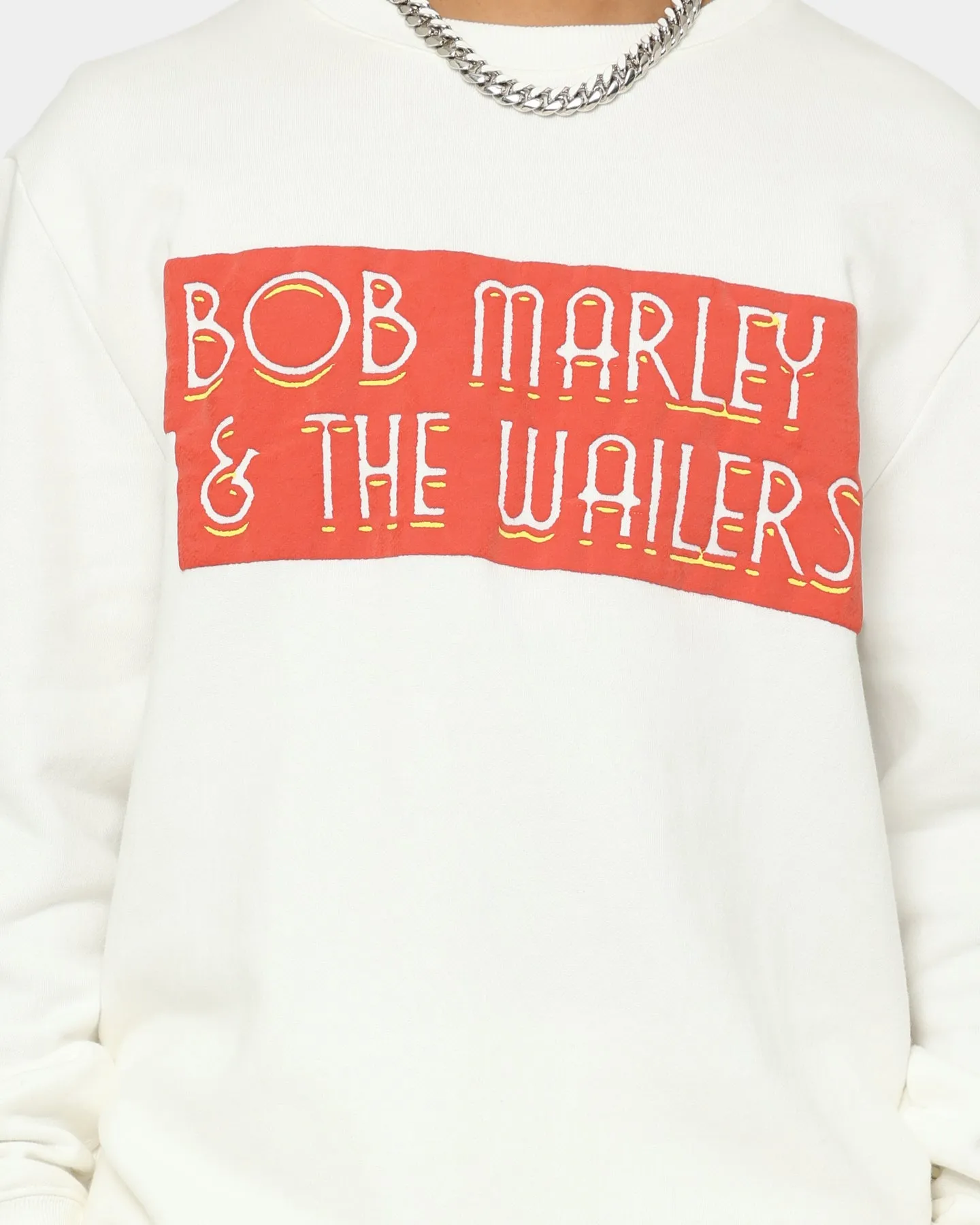 Bob Marley The Wailers Exodus Crewneck Off White