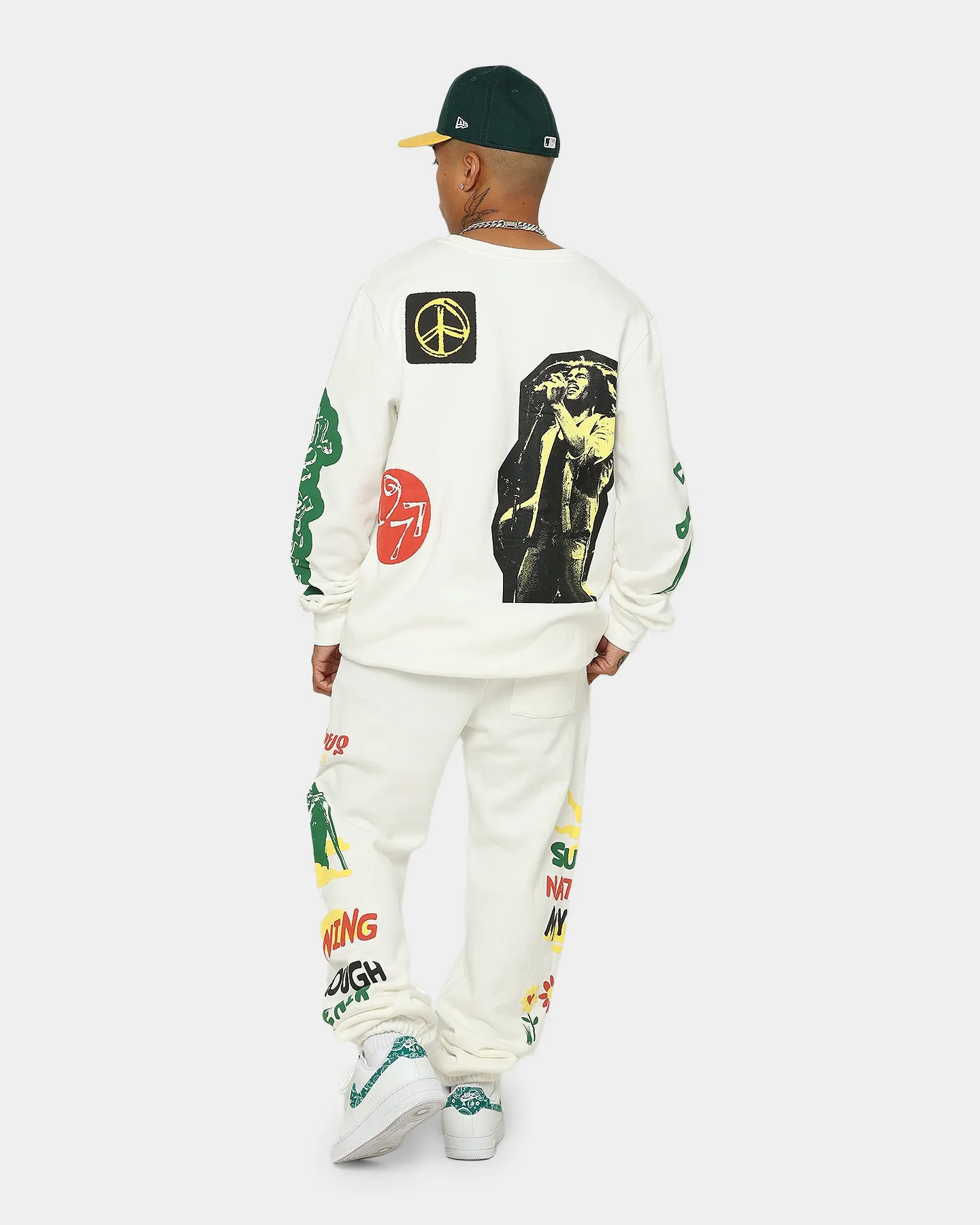 Bob Marley The Wailers Exodus Crewneck Off White