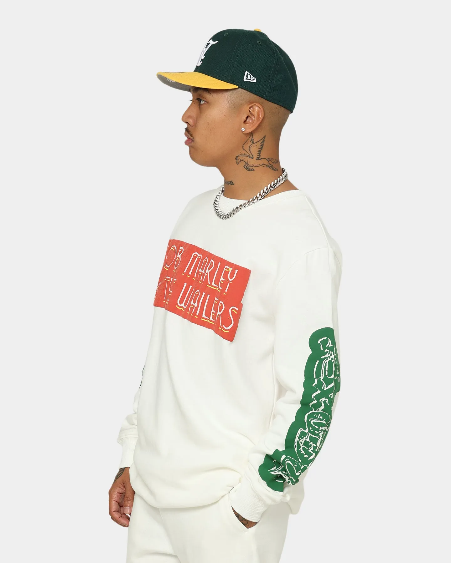 Bob Marley The Wailers Exodus Crewneck Off White