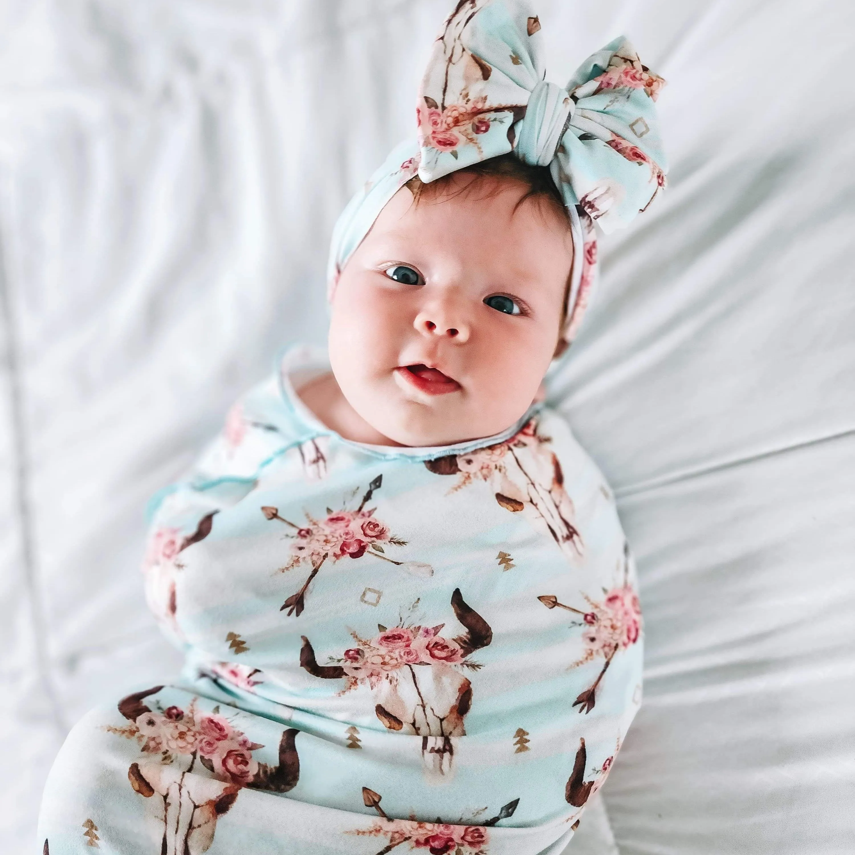 Boho Swaddle Blanket Set