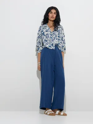 Bombay Paisley Indigo Paisley Printed Shirt
