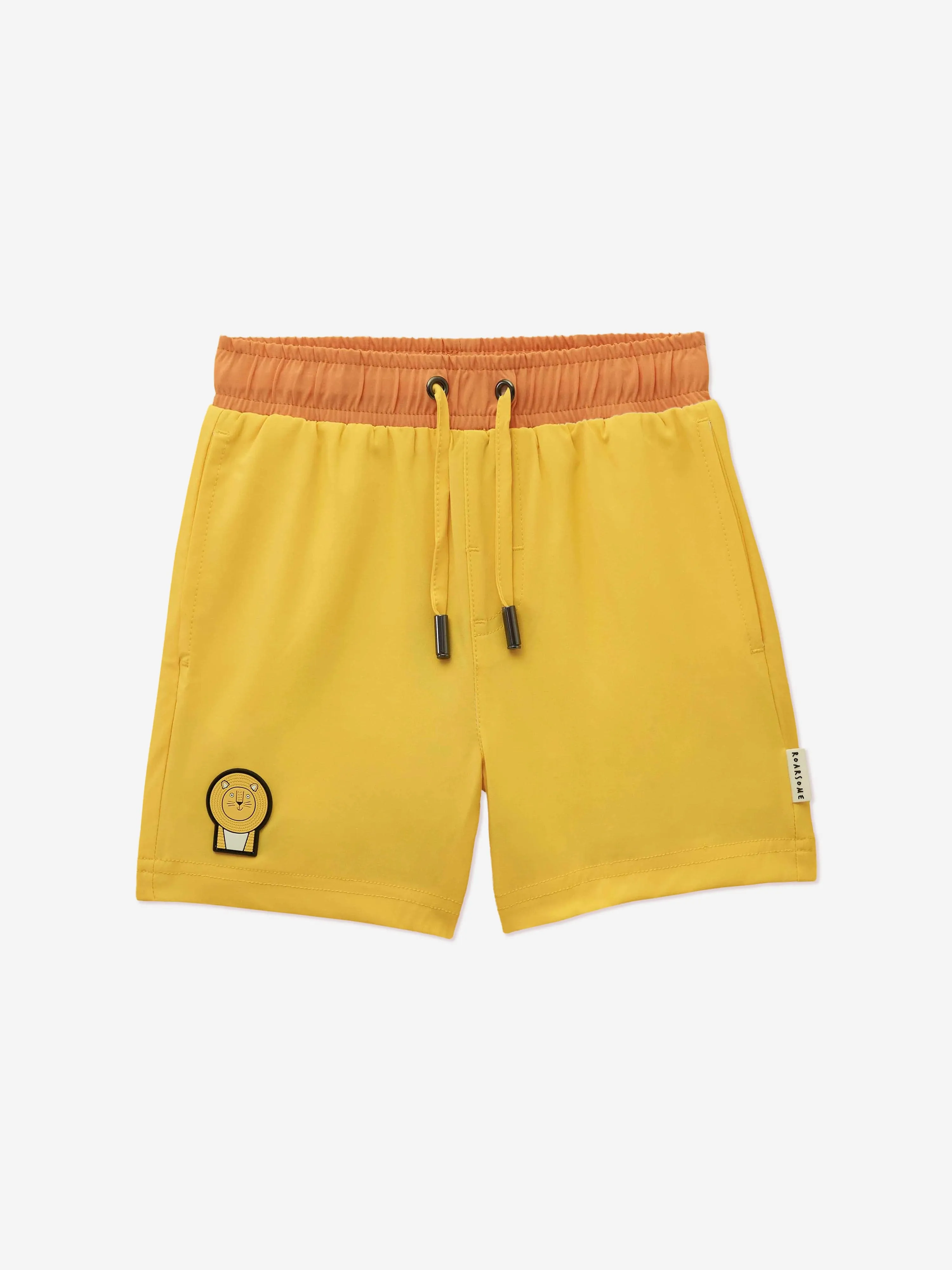 Boys Cub The Lion Swim Shorts in Yellow (UPF50 )