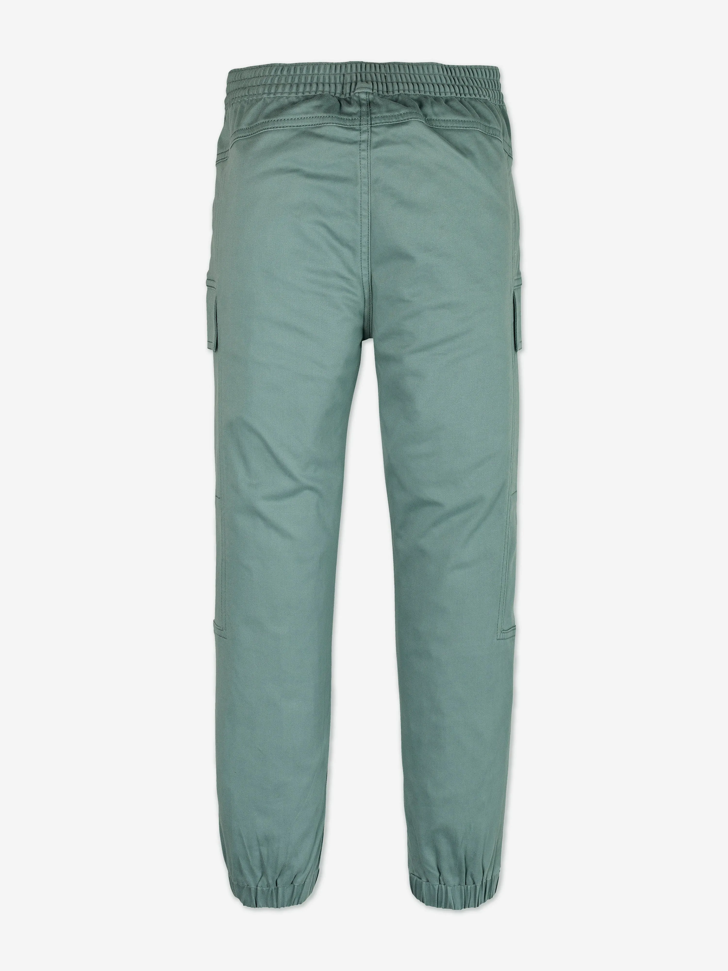 Boys Essential Woven Cargo Trousers in Green