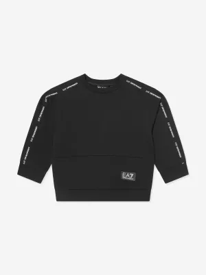 Boys Logo Sweatshirt in Black