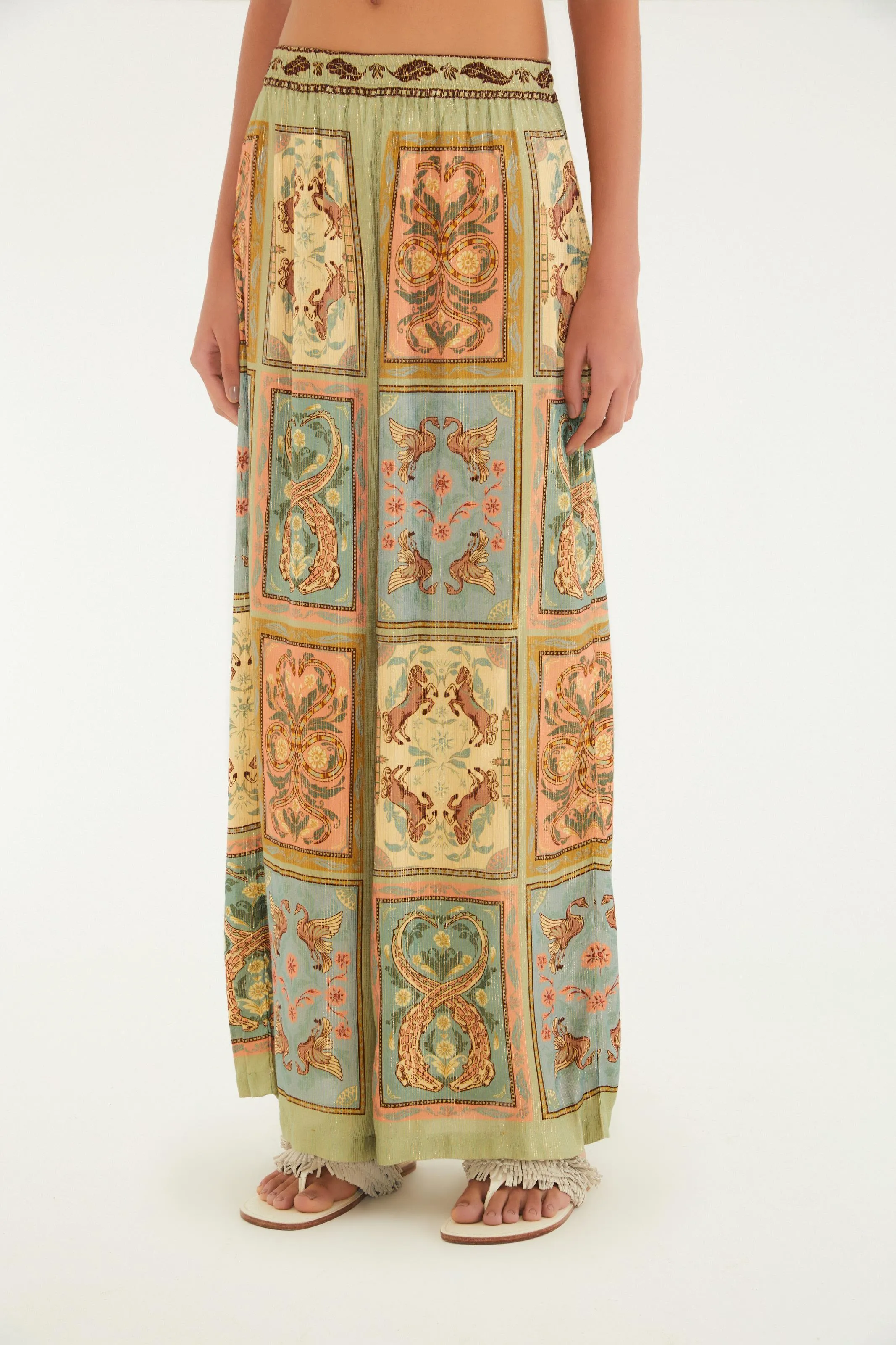 Calça Pantalona Naipe Animal
