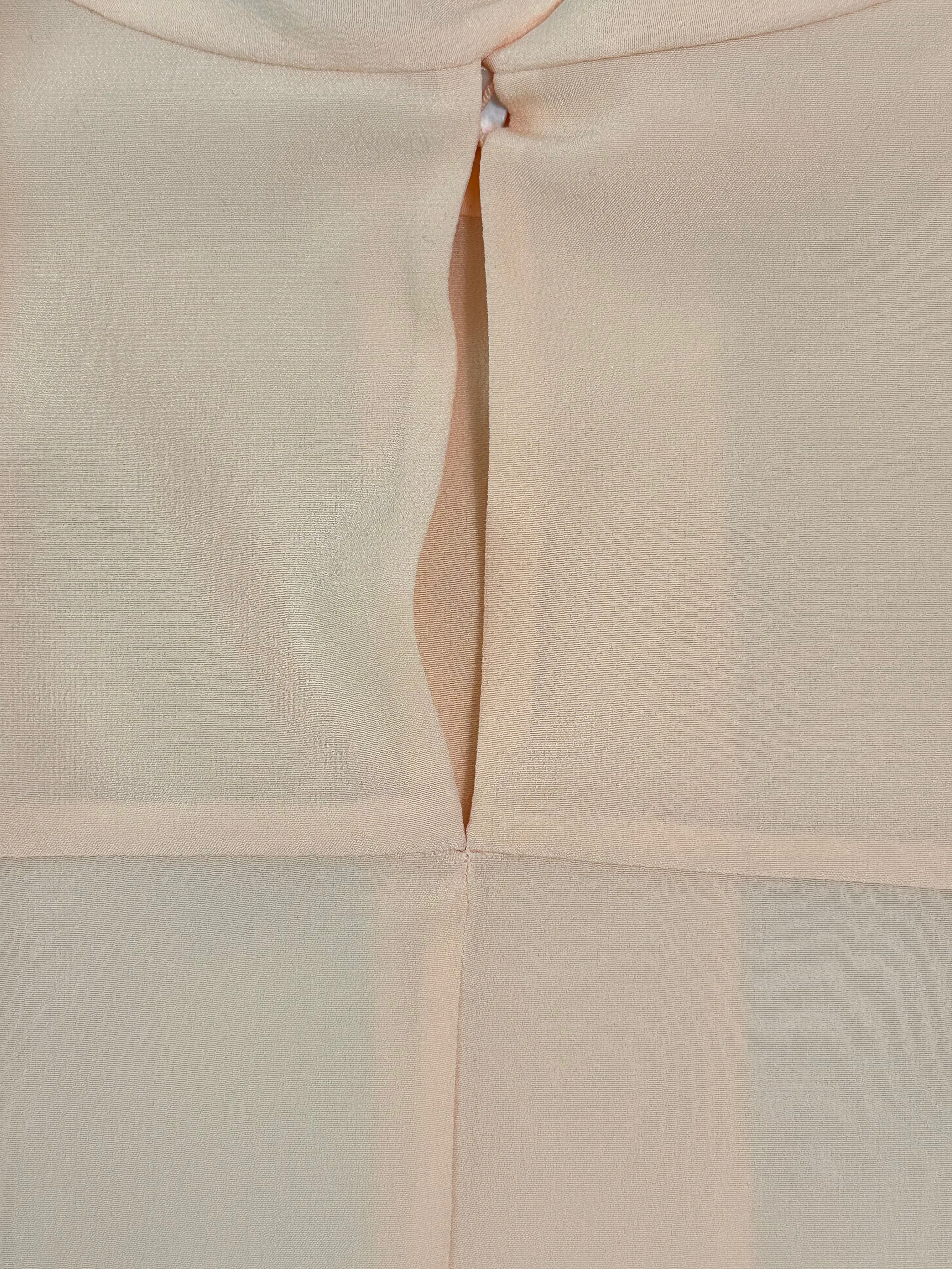 Camicia In Seta Color Pesca