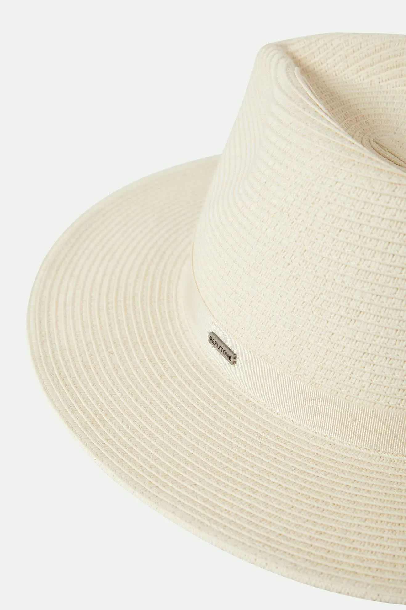 Carolina Straw Packable Travel Hat - Bone/Bone