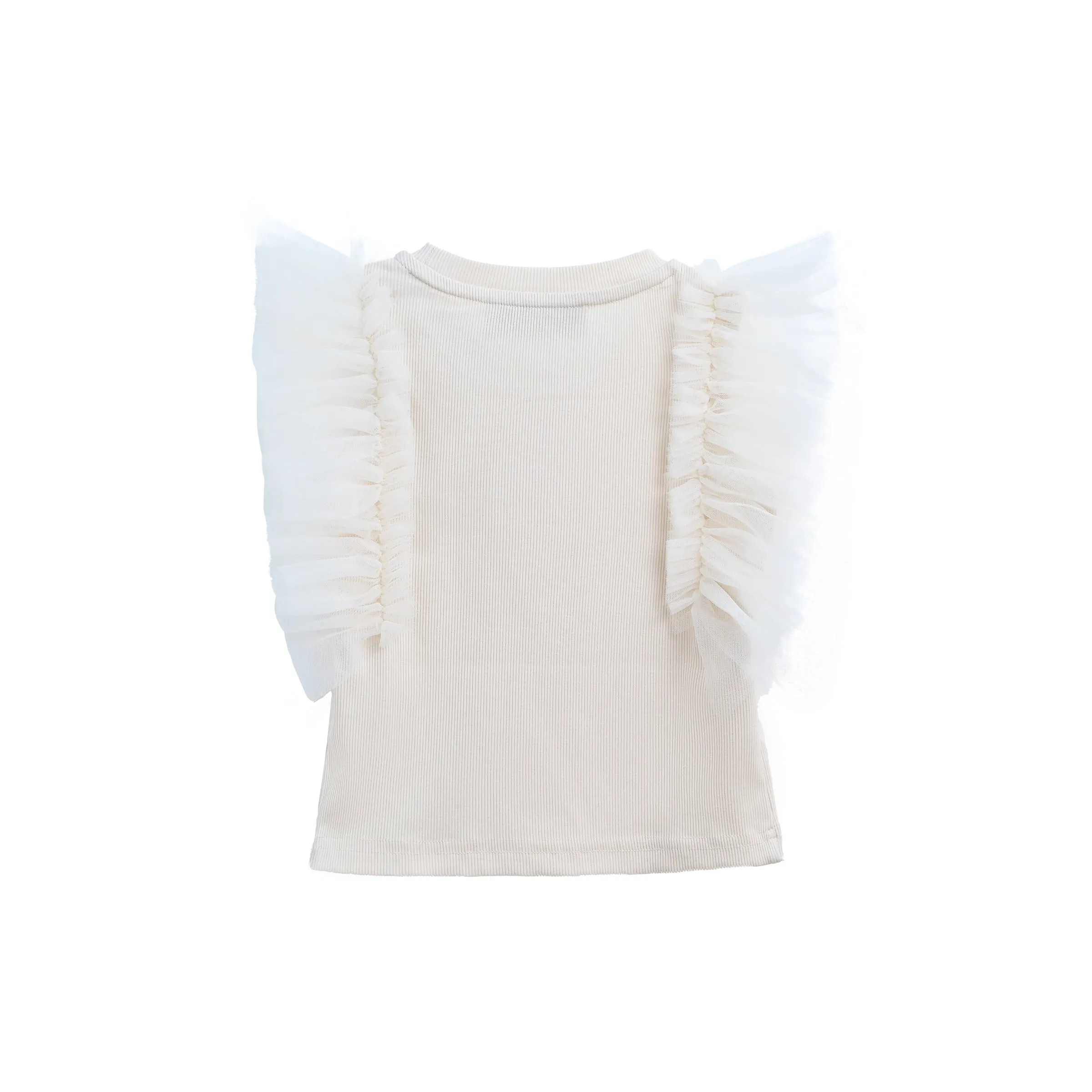 Champagne Tulle Frill T-Shirt