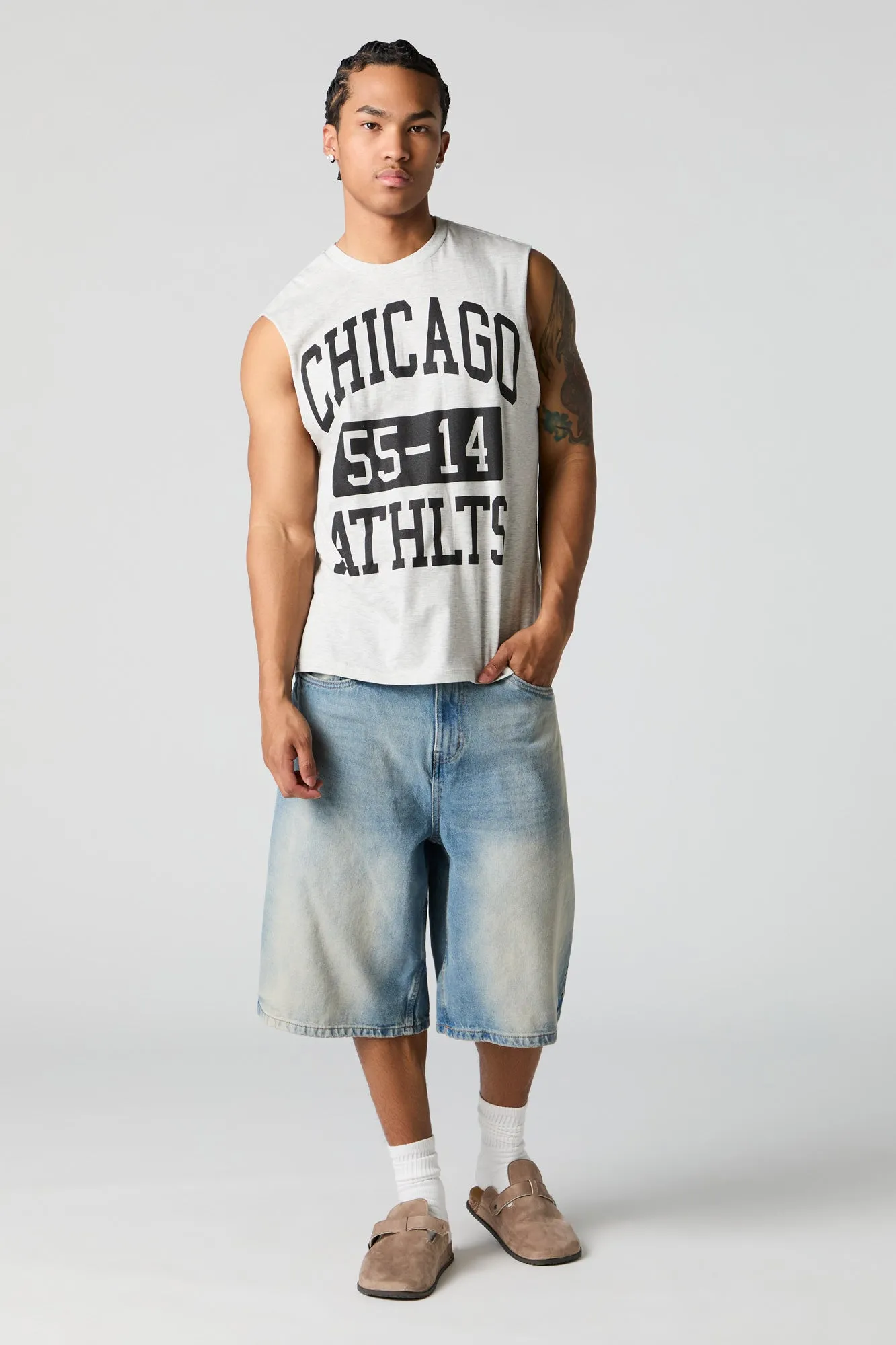 Chicago Athletics Graphic Muscle Shirt