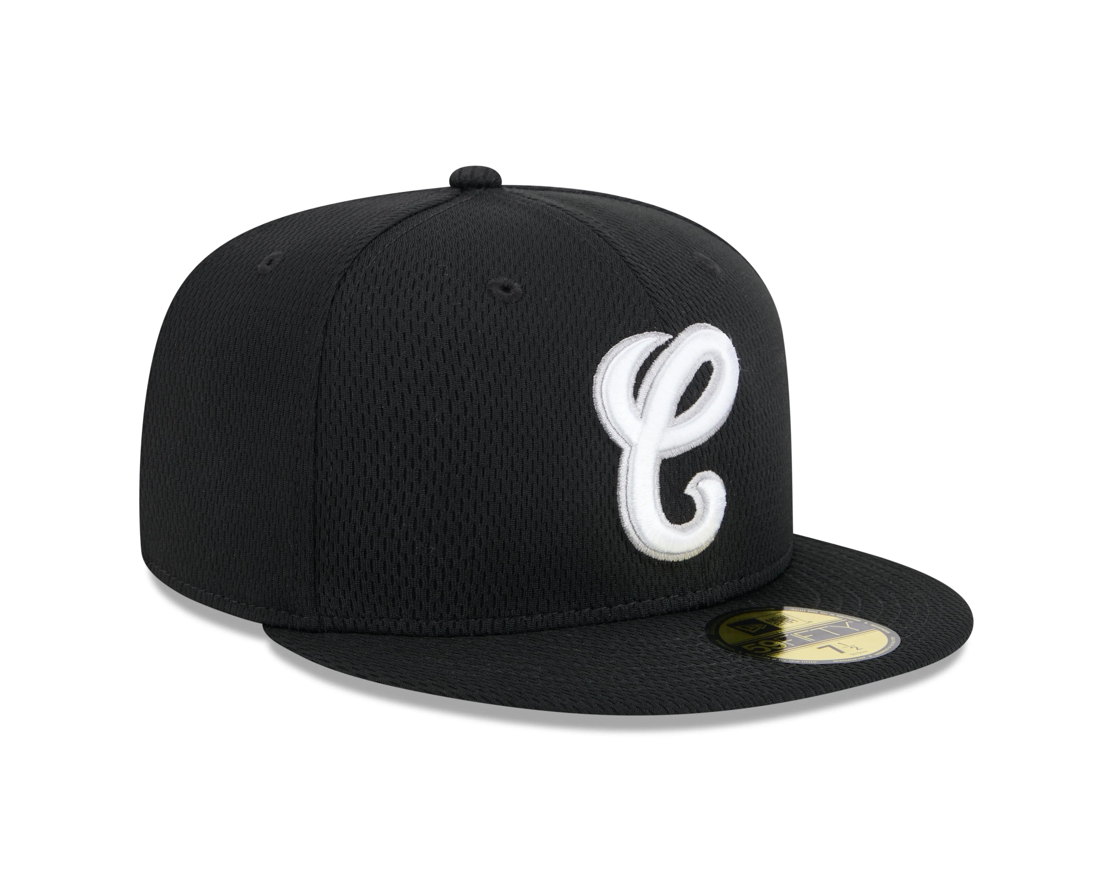 Chicago White Sox New Era Black 2025 Clubhouse Alternate 59FIFTY Fitted Hat