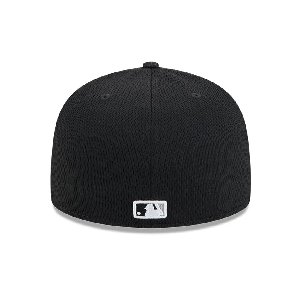 Chicago White Sox New Era Black 2025 Clubhouse Alternate 59FIFTY Fitted Hat