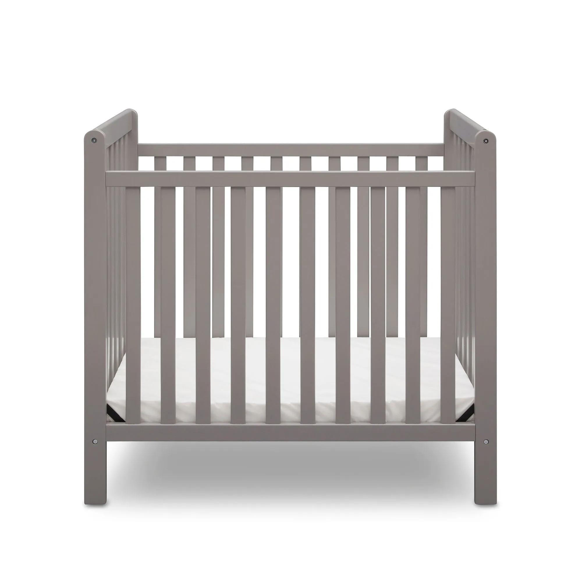 Classic Mini Crib with 2.75-inch Mattress - Convertible to Twin Bed