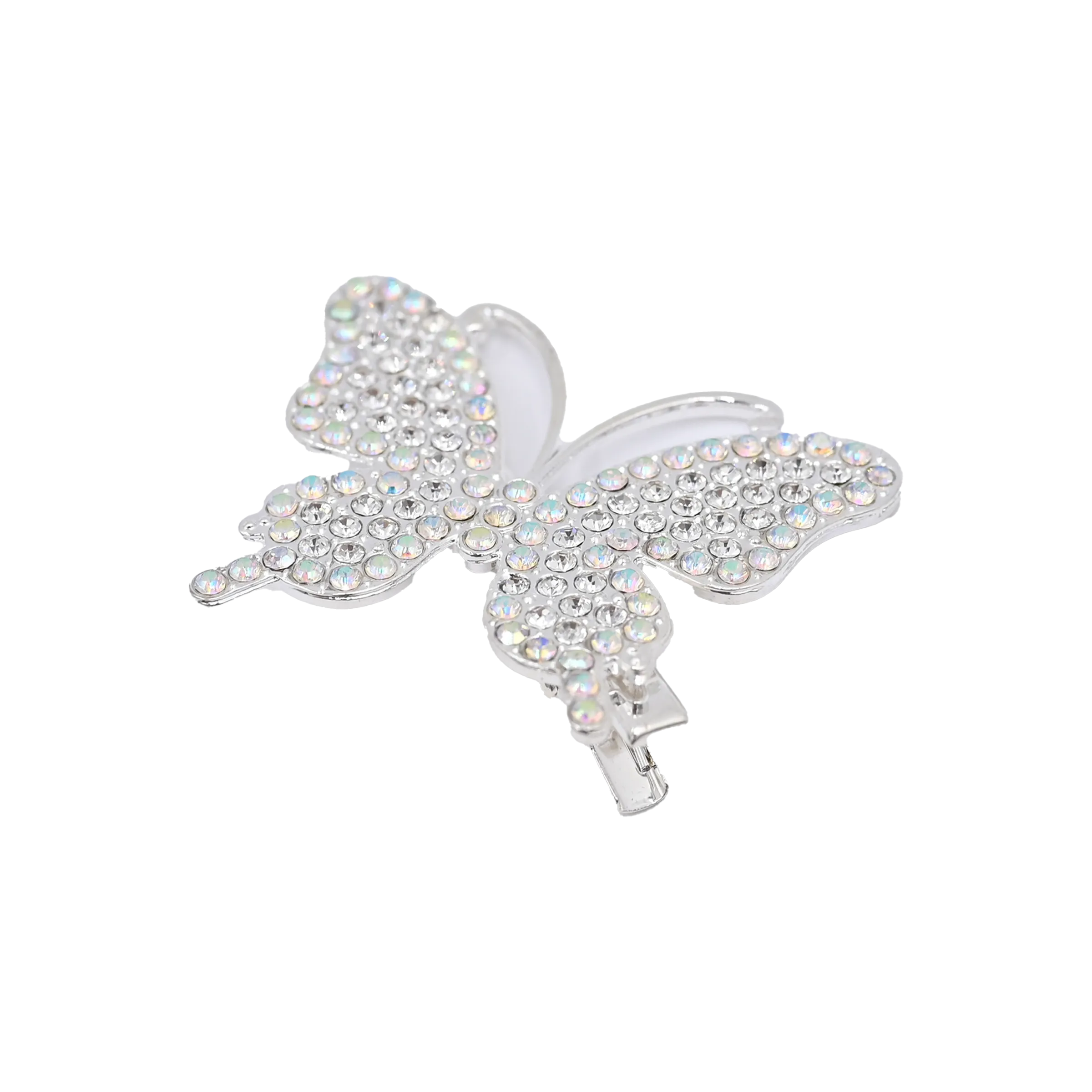 Crystal Butterfly & Bow Hair Clips