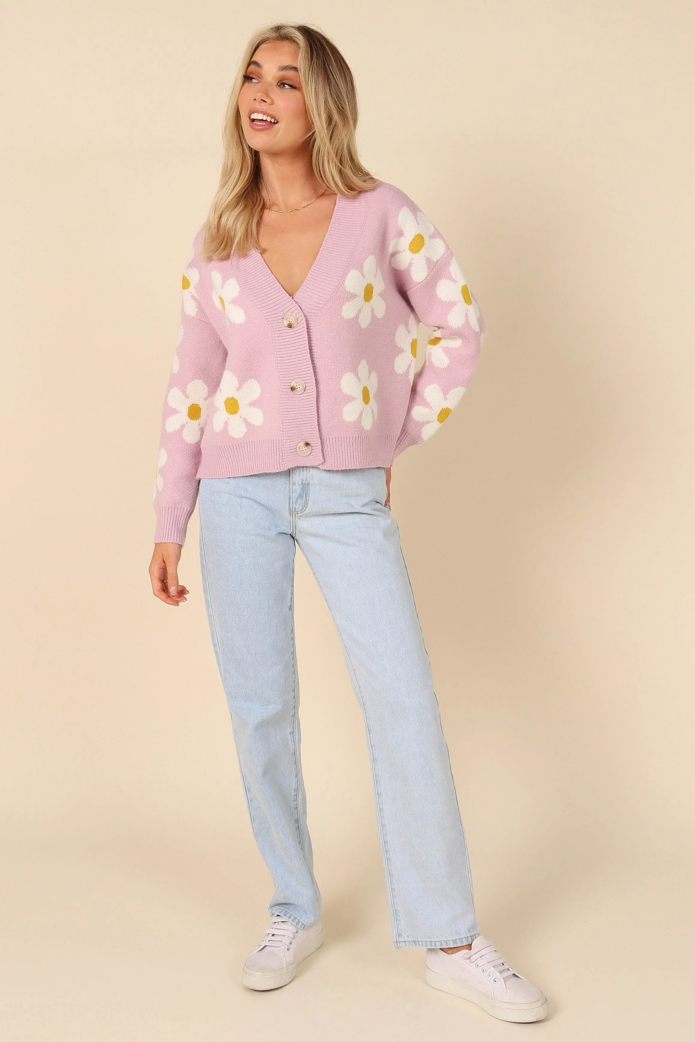 Daisy Cardigan - Pink
