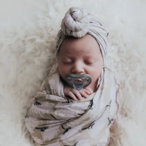 Dandelion Floral Swaddle Blanket Set