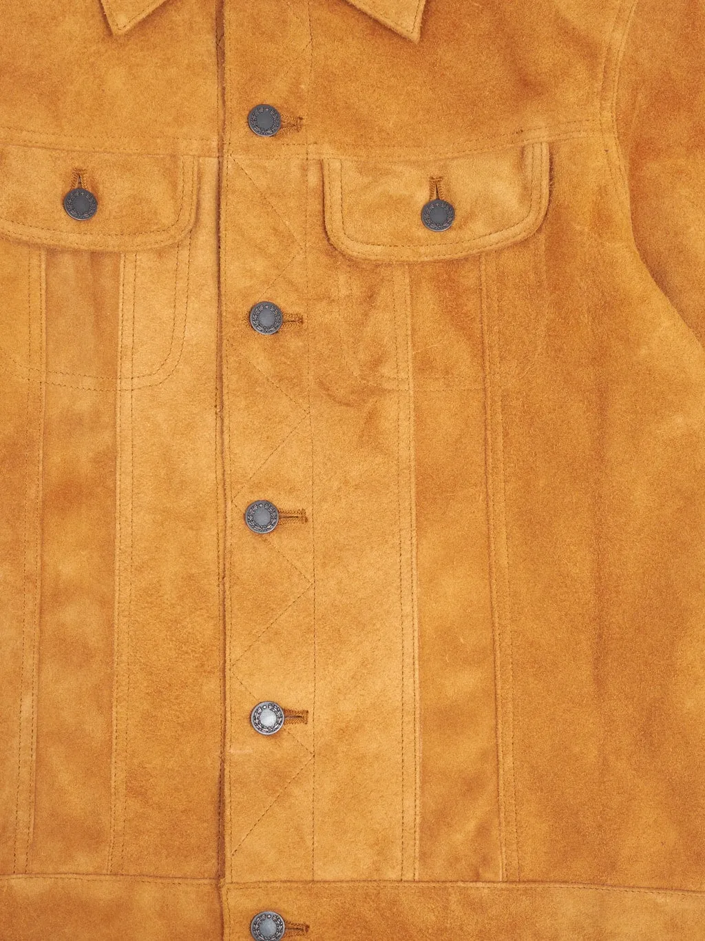 Double Helix The Boxer Beige Suede Horsehide Jacket