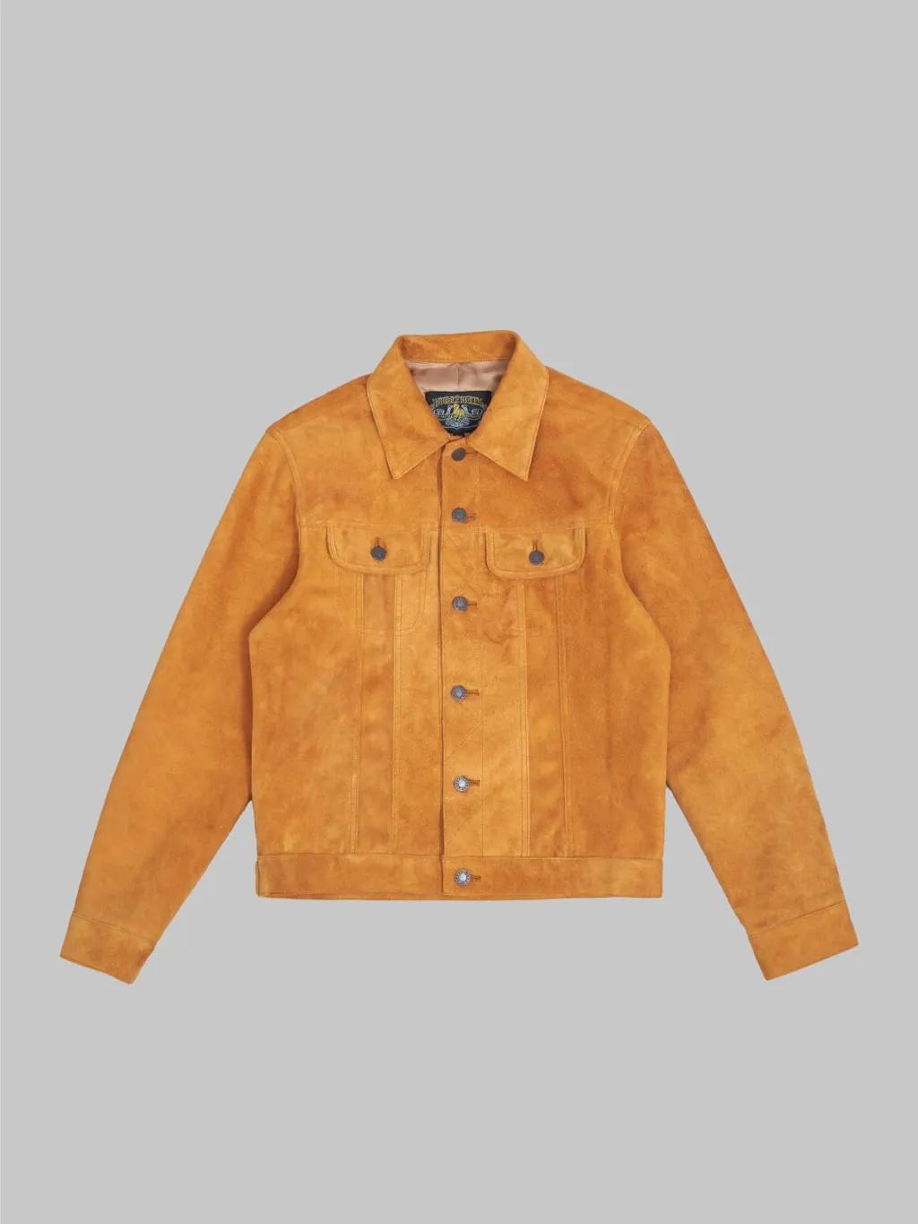 Double Helix The Boxer Beige Suede Horsehide Jacket
