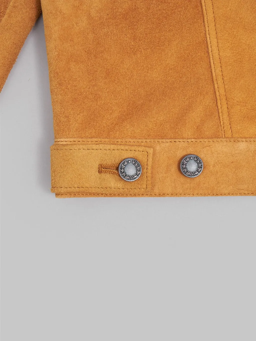 Double Helix The Boxer Beige Suede Horsehide Jacket