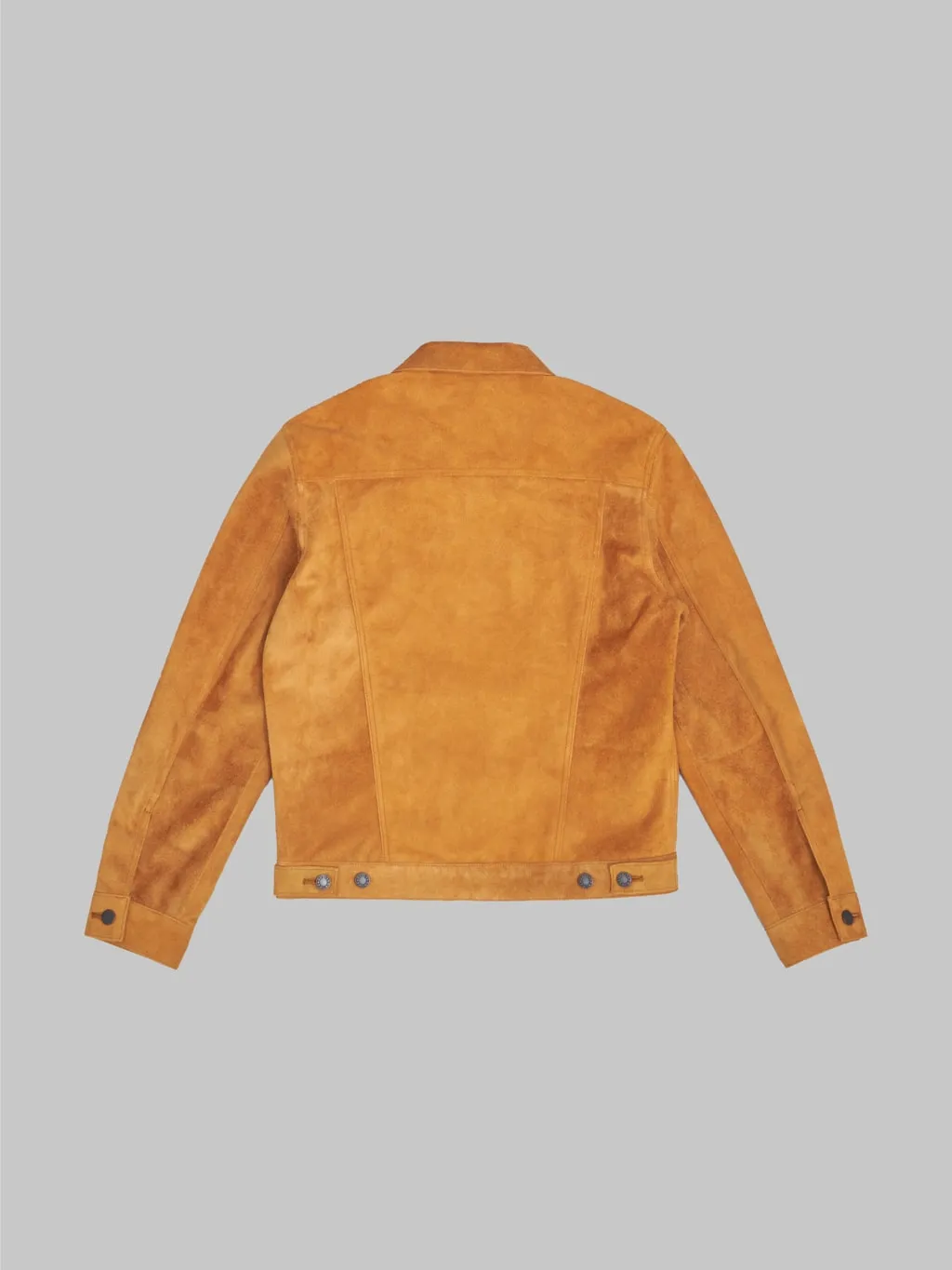Double Helix The Boxer Beige Suede Horsehide Jacket