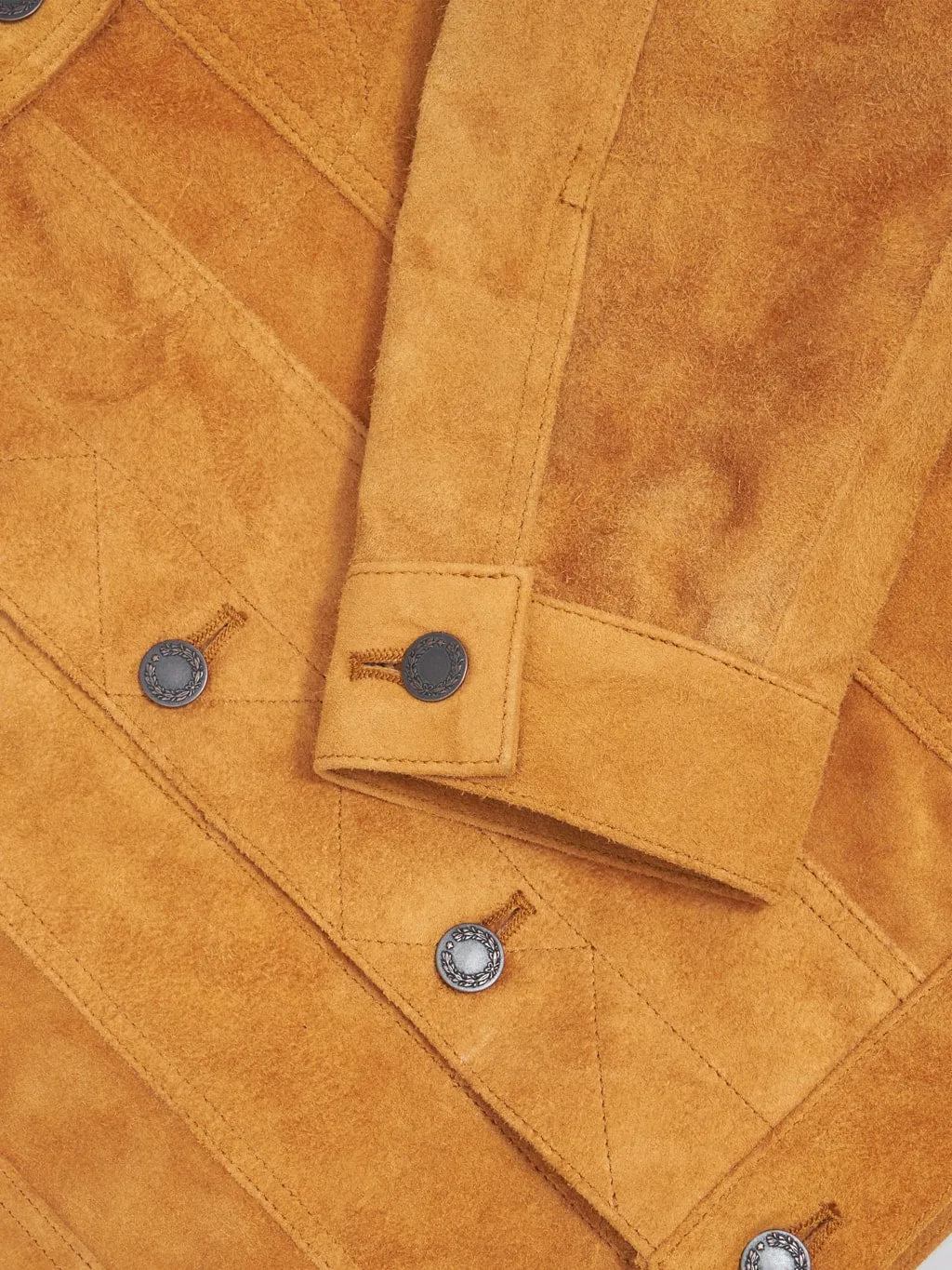 Double Helix The Boxer Beige Suede Horsehide Jacket
