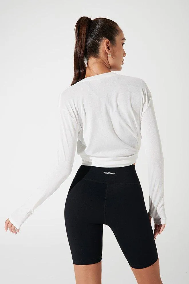 Emmy Long Sleeves Top - White