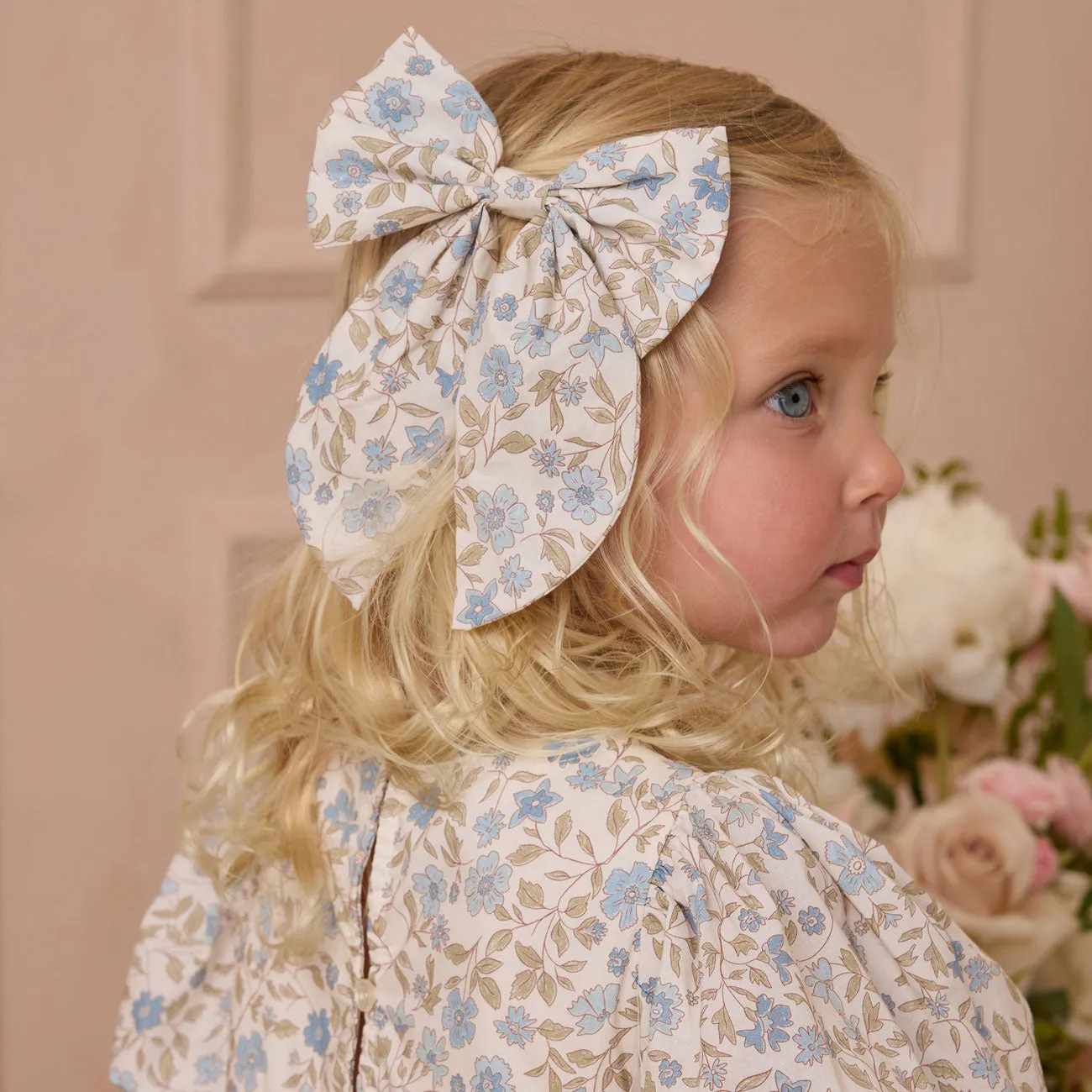 Everly Bow - Blue Garden