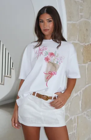 Finest Bunch Oversized Tee White