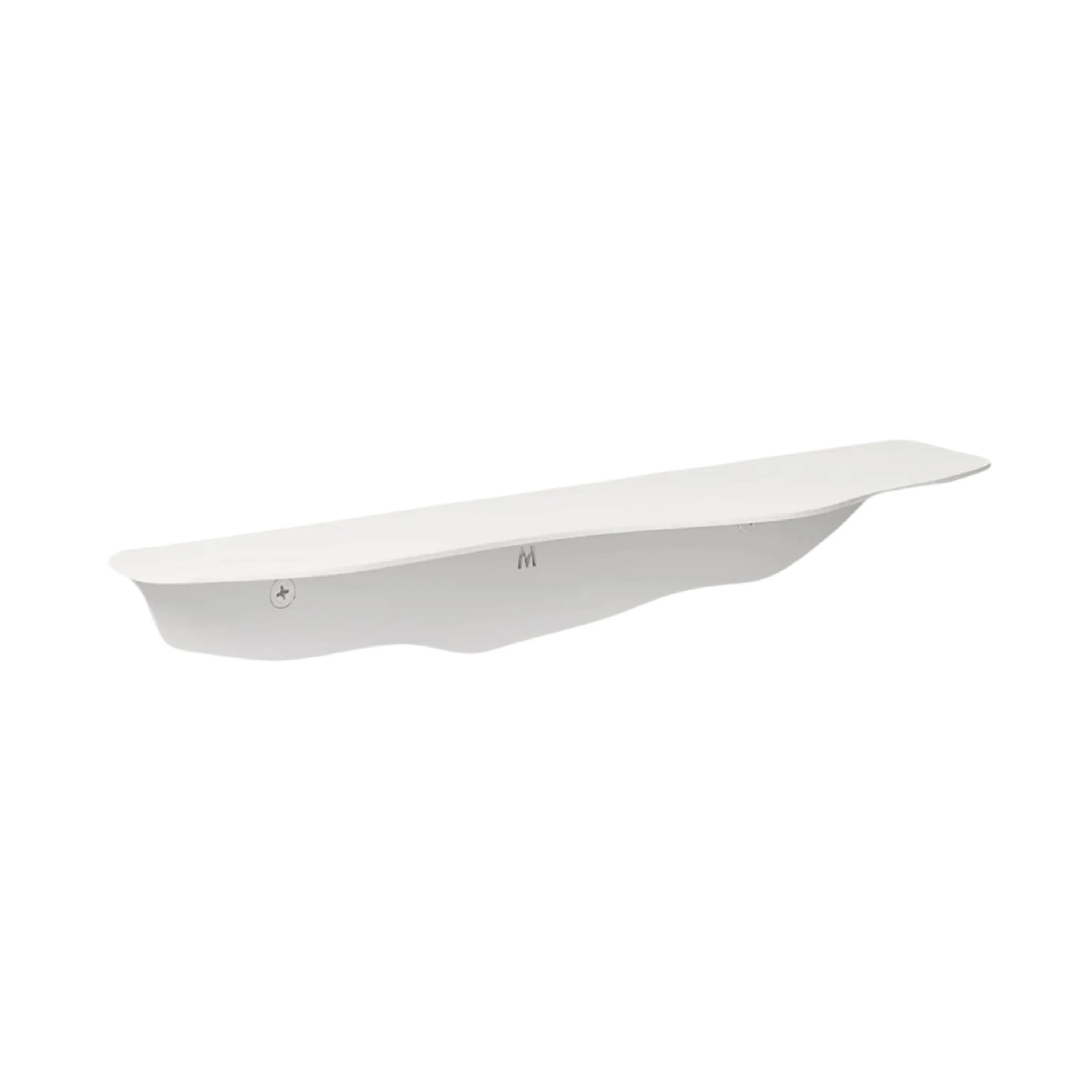 Fold Wavy Shelf 35cm - White
