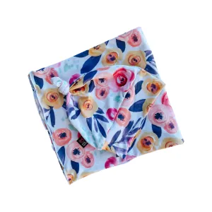 Fruity Blooms Swaddle Blanket Set