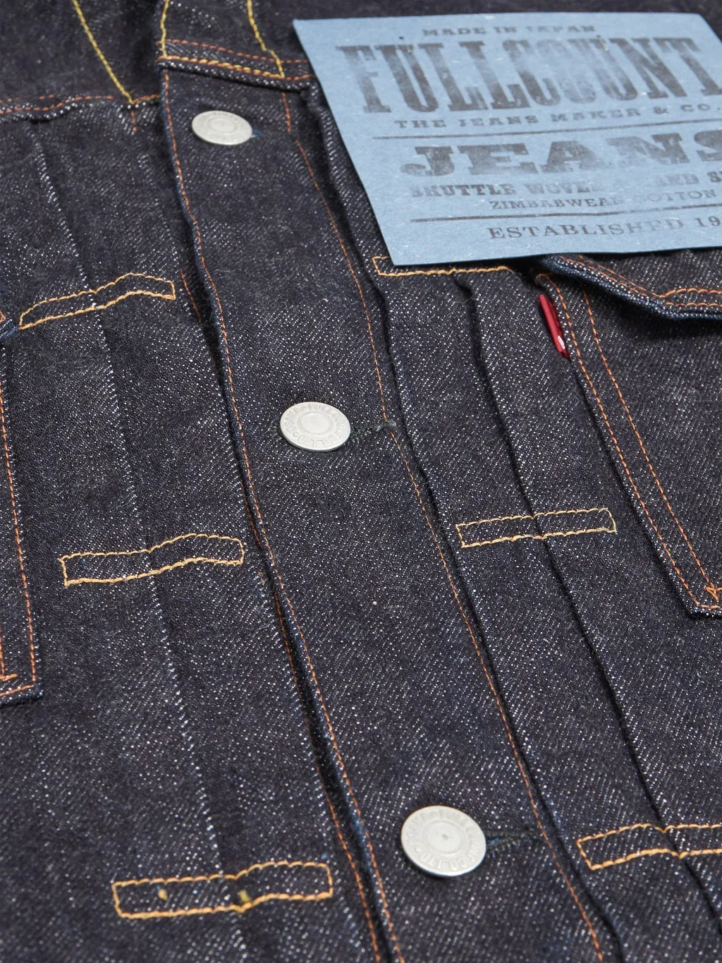 Fullcount 2102XXW 15.5oz Type II Denim Jacket