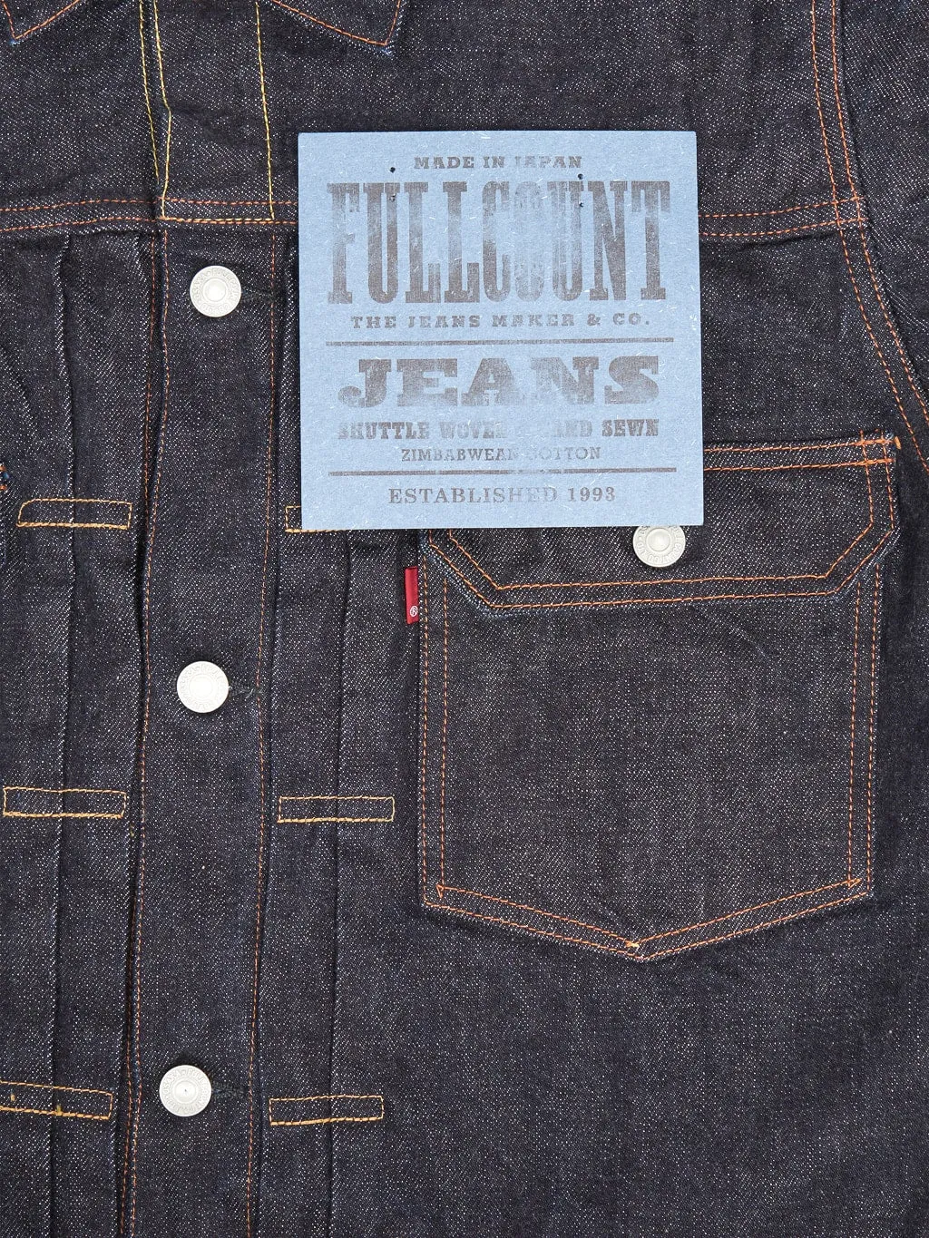 Fullcount 2102XXW 15.5oz Type II Denim Jacket