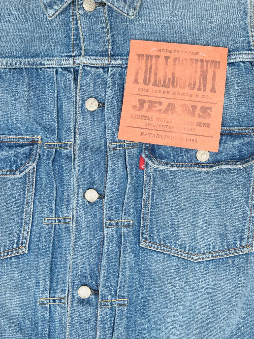 Fullcount 2978-2102SS 11.5oz Dartford Type II Denim Jacket (Super Smooth)