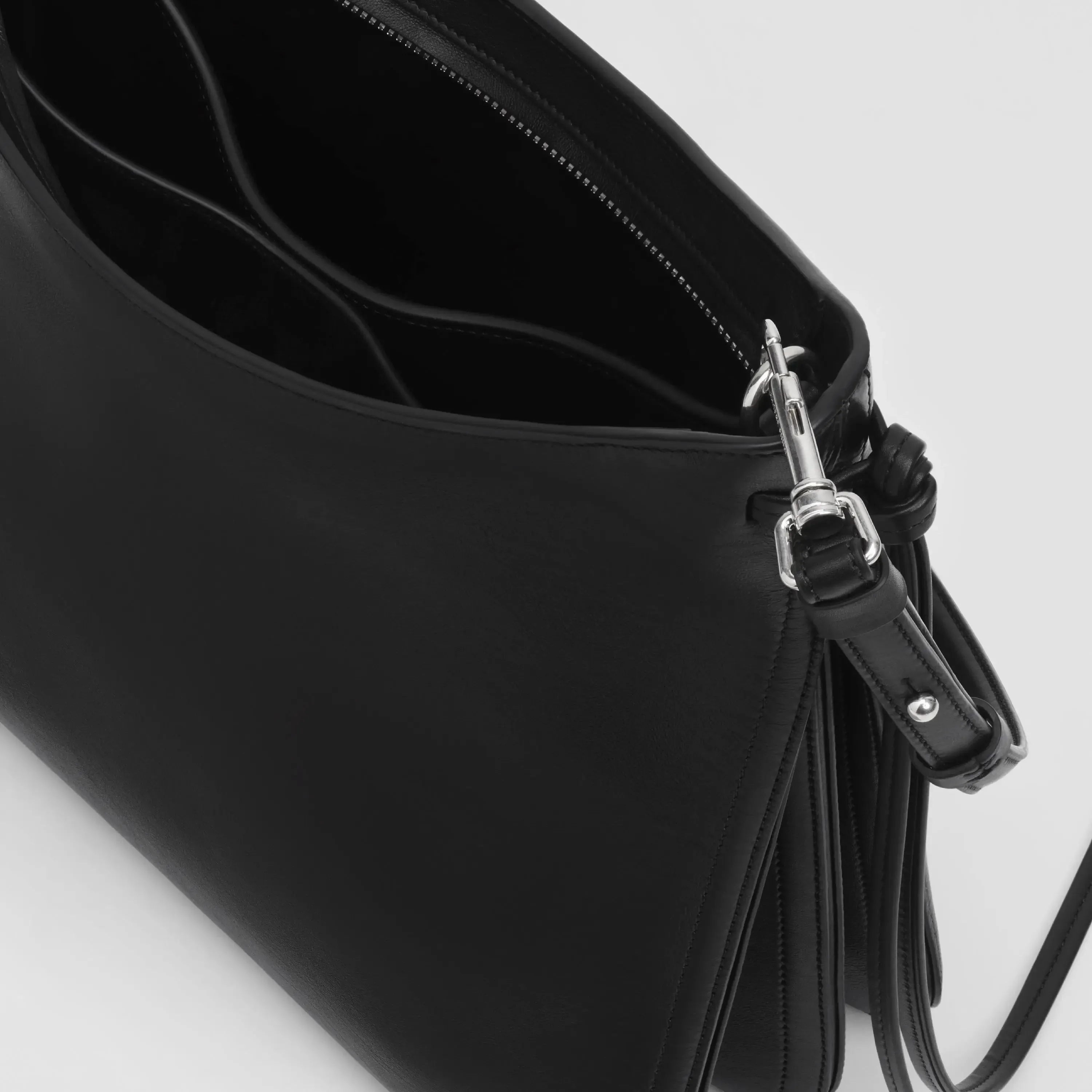 GIG BAG | black leather with silver