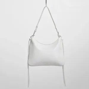 GIG BAG | white leather with silver