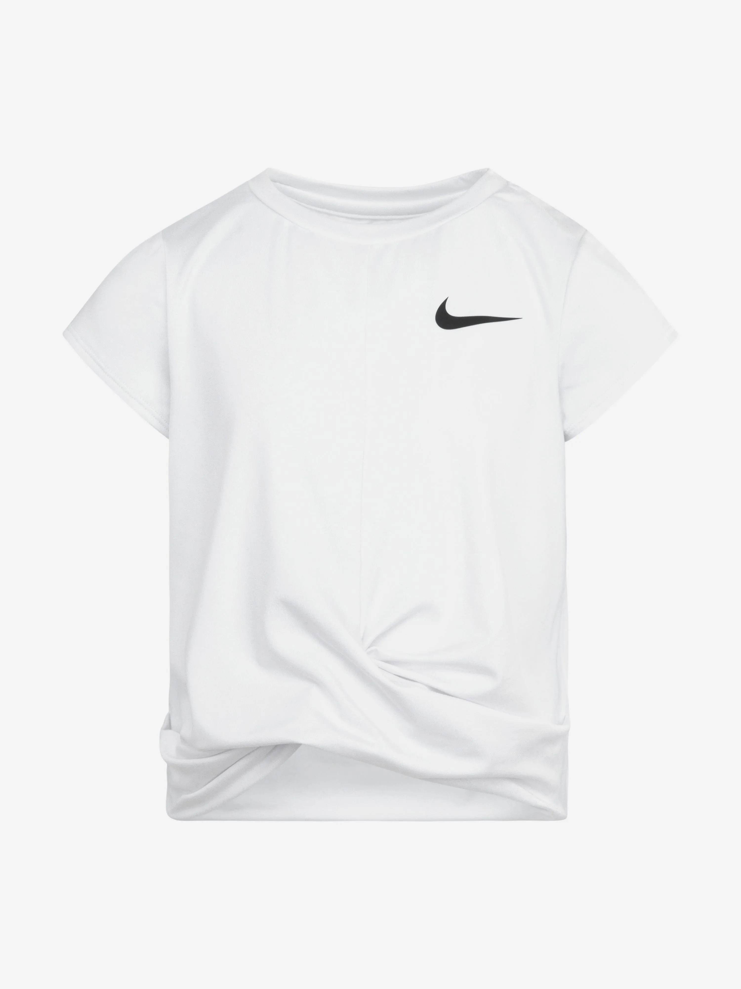 Girls All Day Play Twist T-Shirt in White