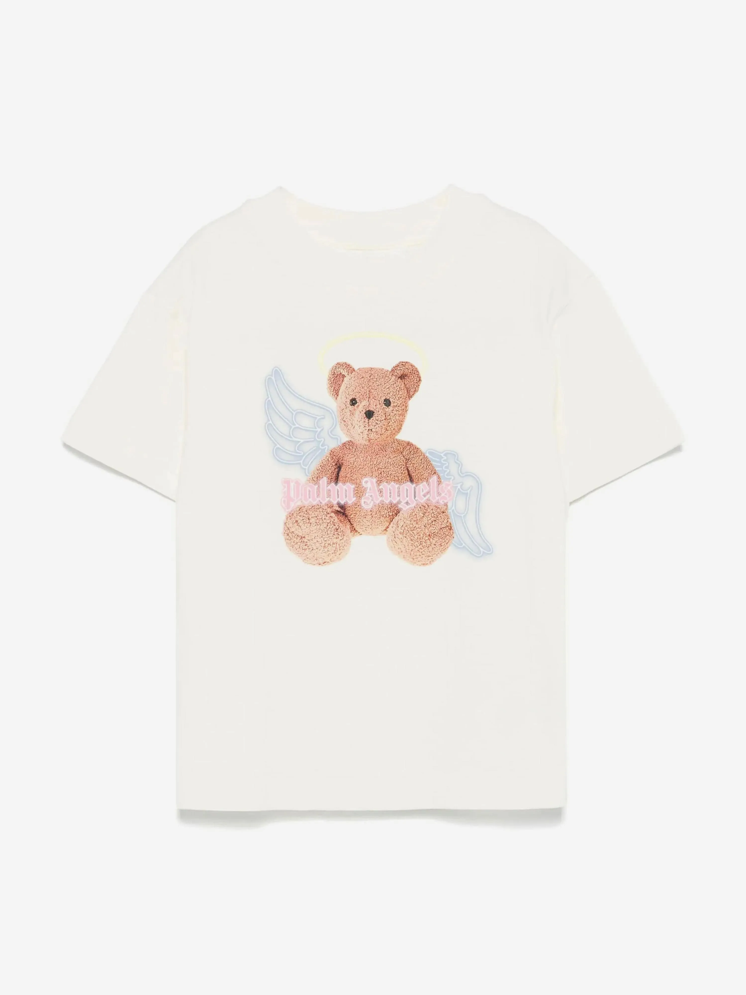Girls Bear Angel T-Shirt in Ivory