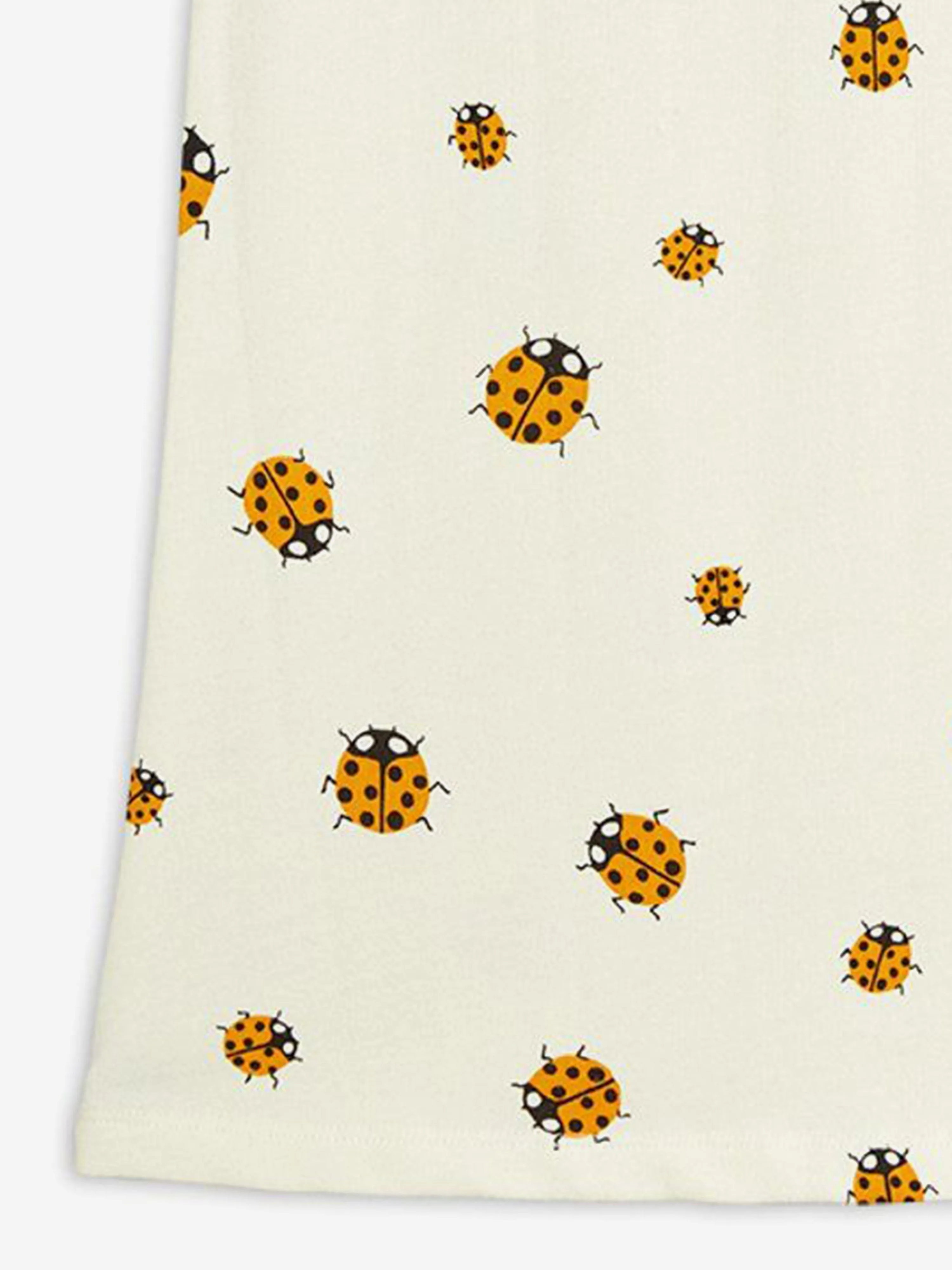 Girls Ladybugs Sweater Dress in Ivory