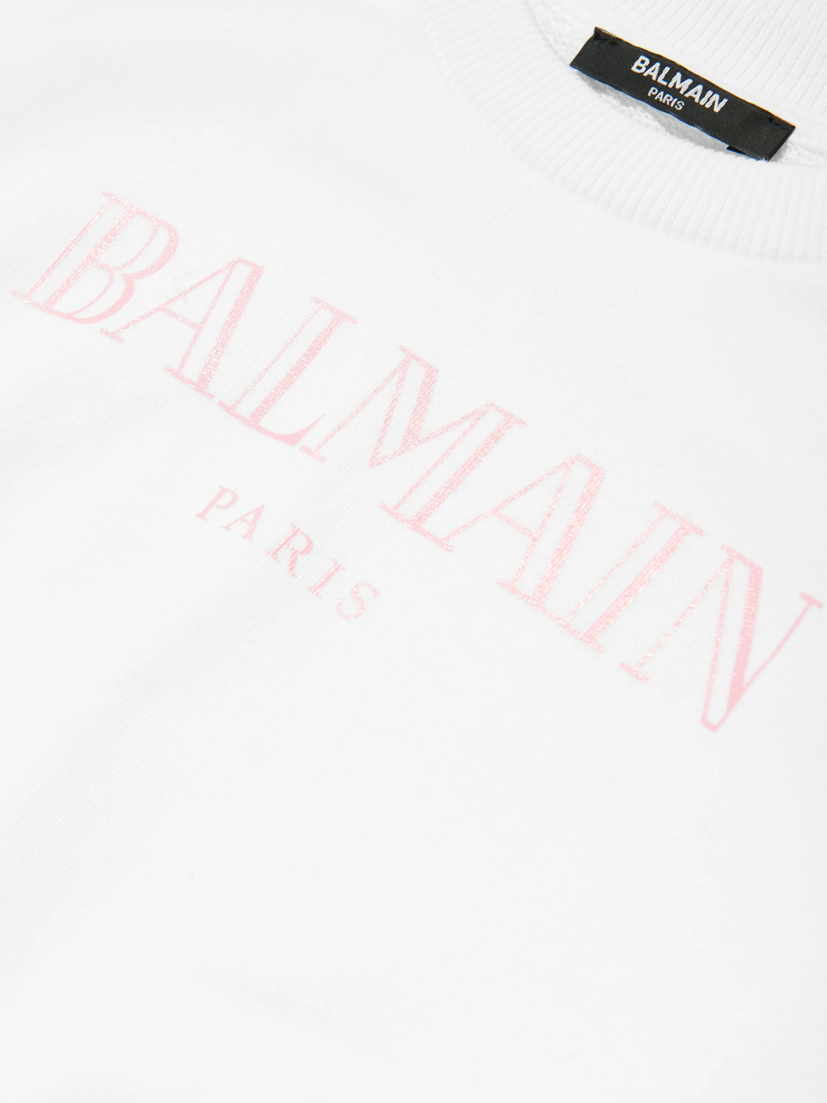 Girls Logo Sweatshirt in White
