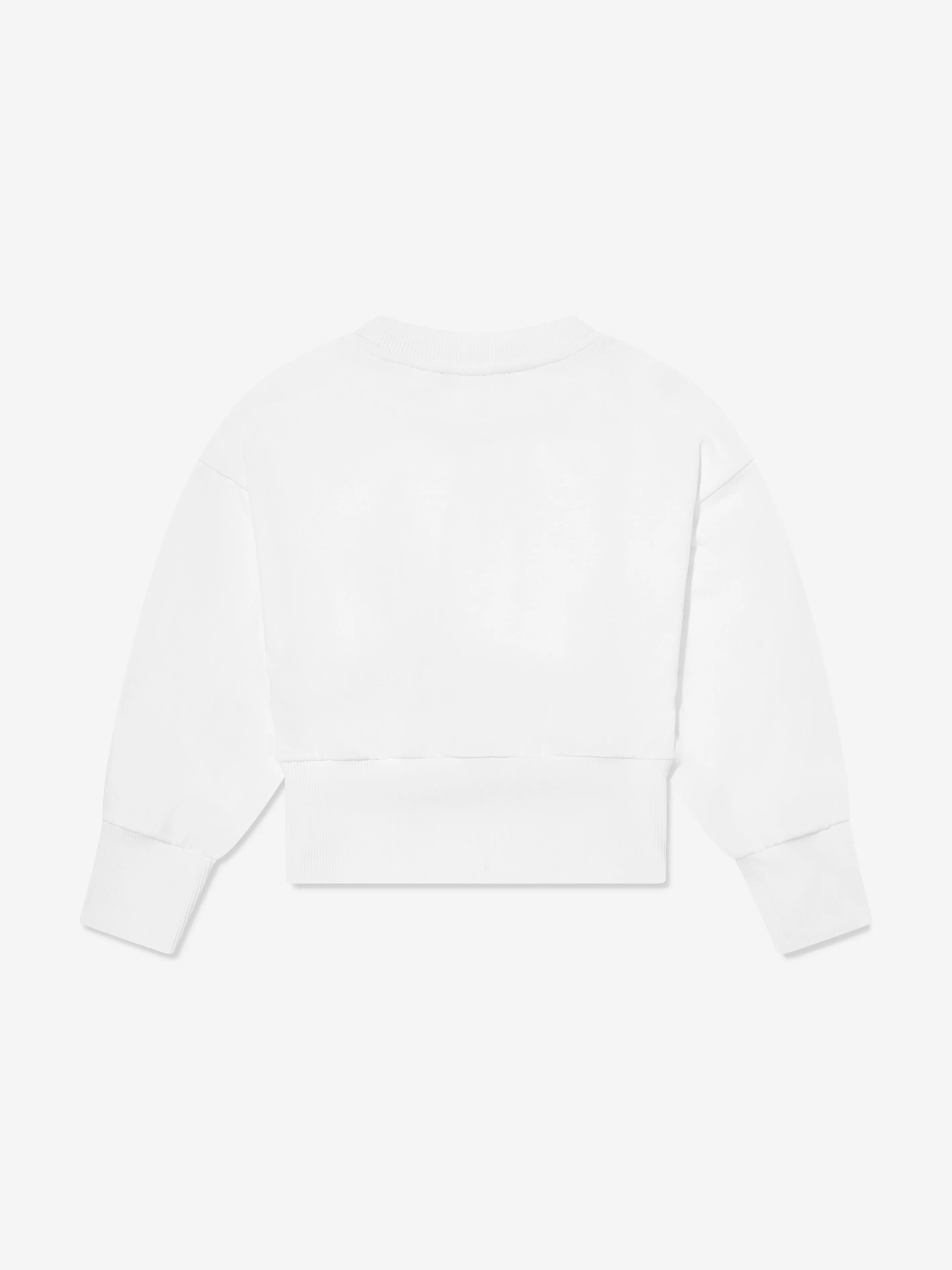 Girls Logo Sweatshirt in White