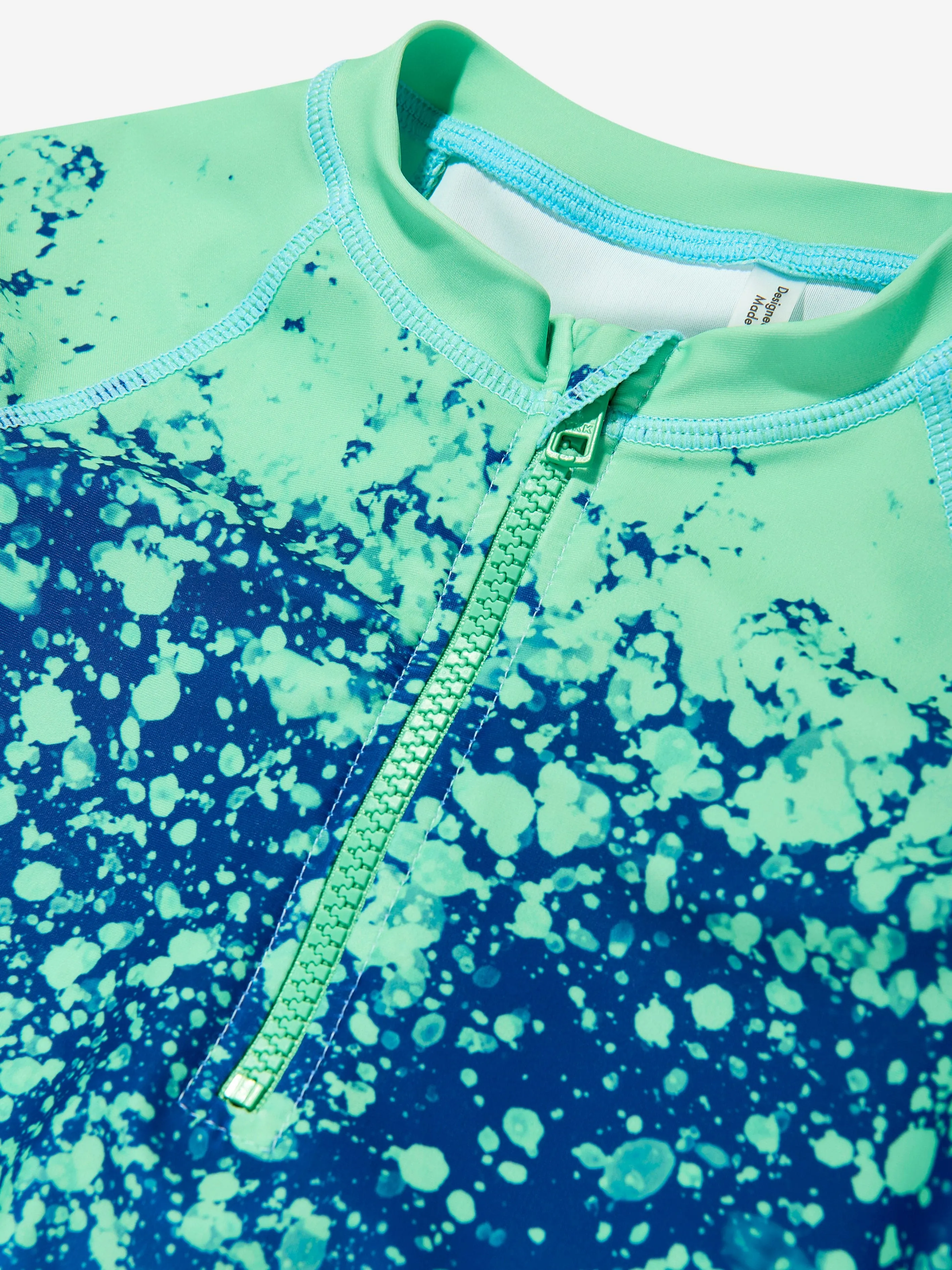 Girls Necky Splash Swimsuit in Blue (UPF50 )