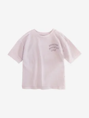Girls Sparkle The Unicorn Adventure Club T-Shirt in Purple